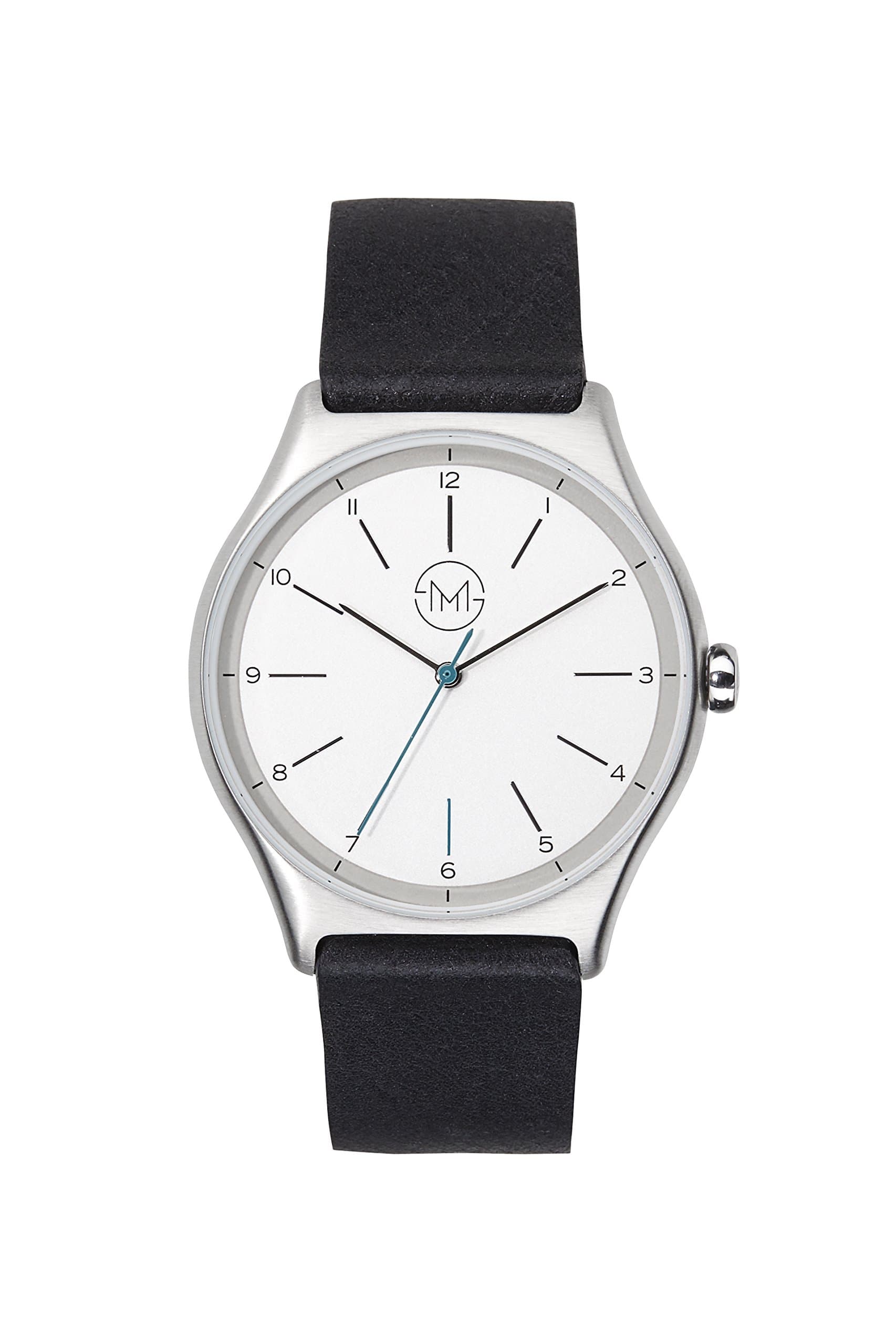 one 02 - Extra Flat Unisex Watch in Silver/Black