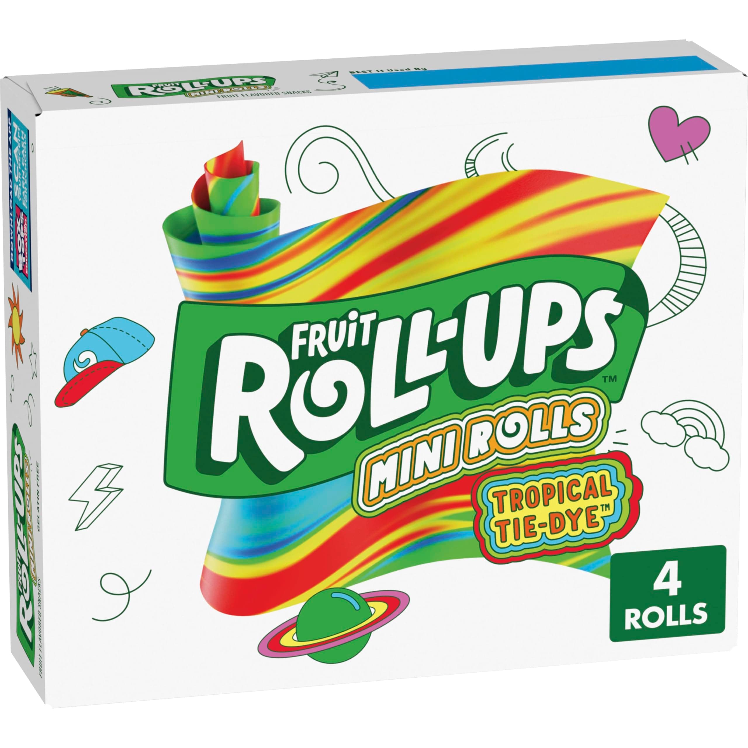 Tropical Tie-Dye Mini Roll-Ups 4 CT