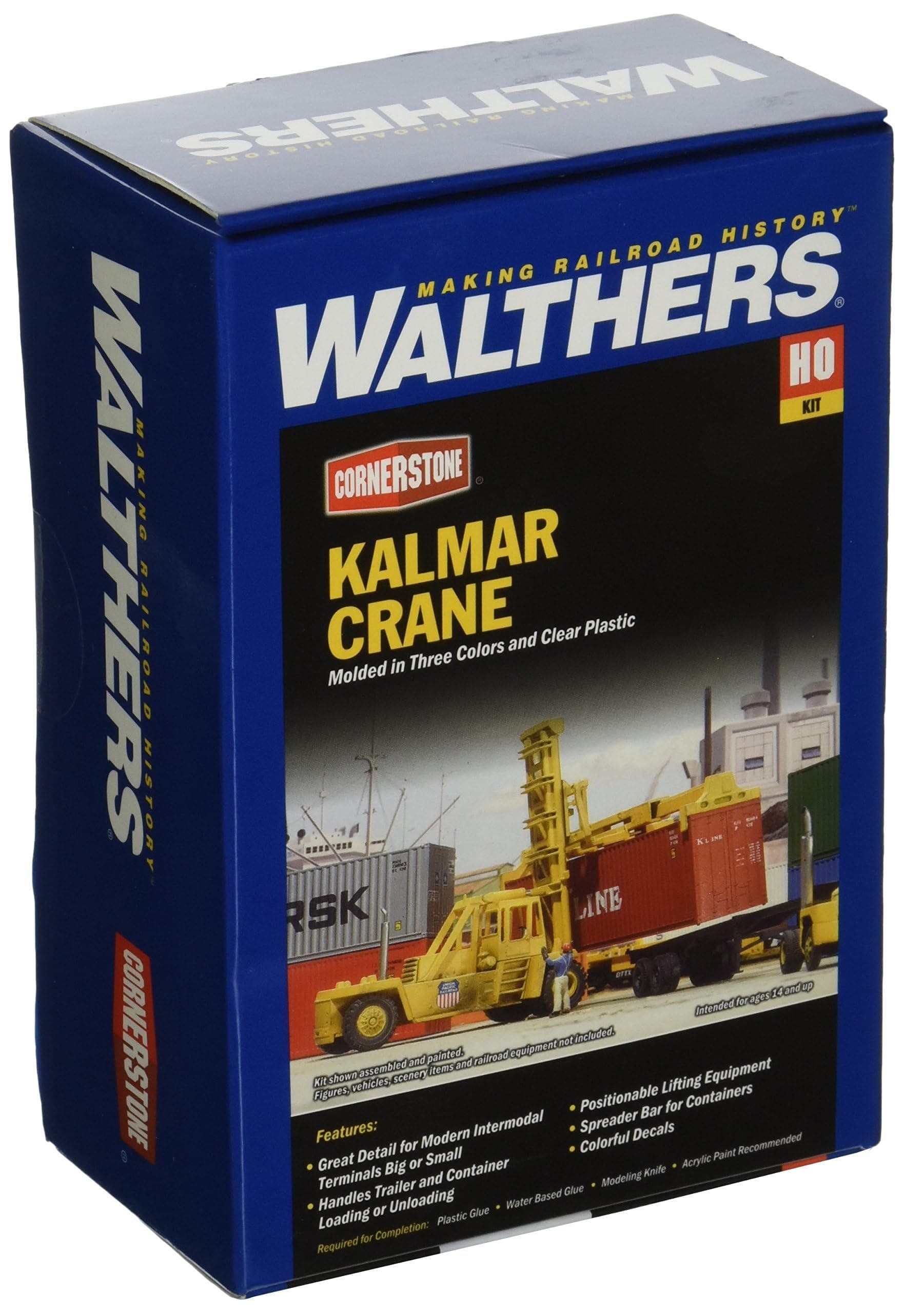 Walthers 933-3109 Container Crane Plastic Model Kit Model Railway Accessories Hobby Model Making Multi-Coloured