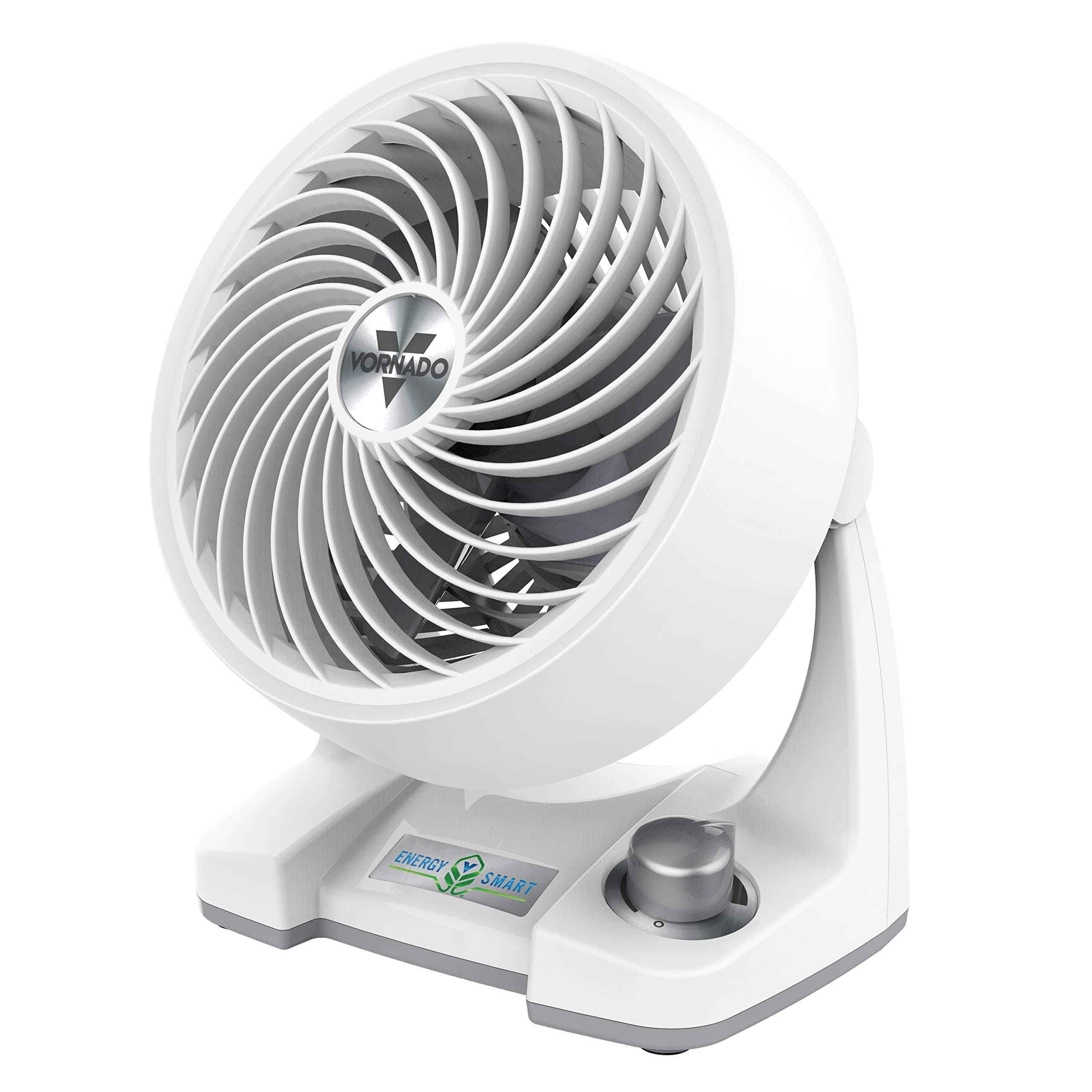 Vornado 133DC Energy Smart Compact Air Circulator with Variable Speed Control, DC Motor, Adjustable Tilt, Quiet Operation for Bedroom, Office, and Home Use, White