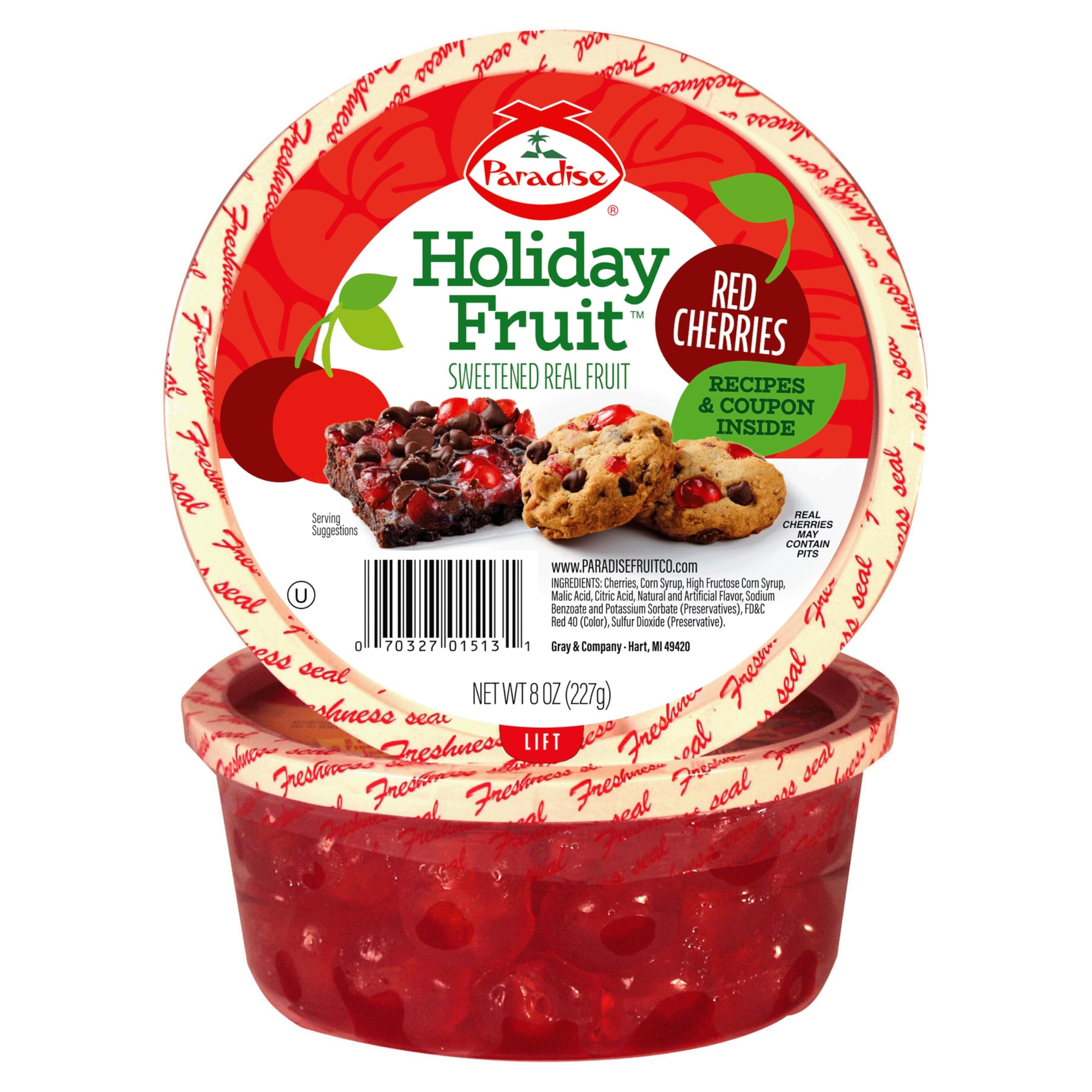 Red Cherries, 8 Ounce