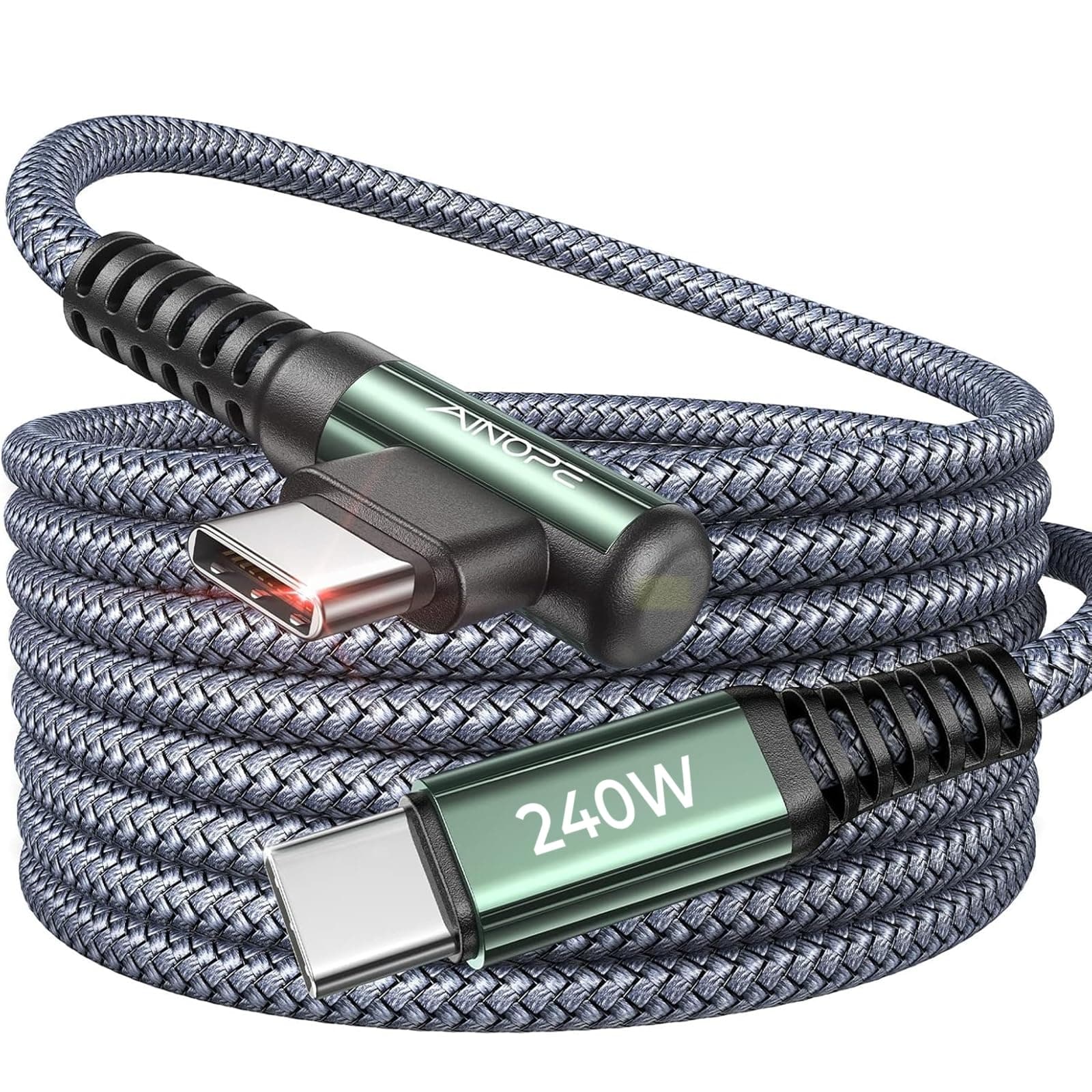 AINOPE 100W USB C to USB C Cable 10ft, USB C Cable Fast Charger , Type C Cable Usb C Charger Fits Samsung charger type c,MacBook Air/Pro, iPad Pro 12.9/11/Air/Mini, Samsung Galaxy S22/21/20/Note20