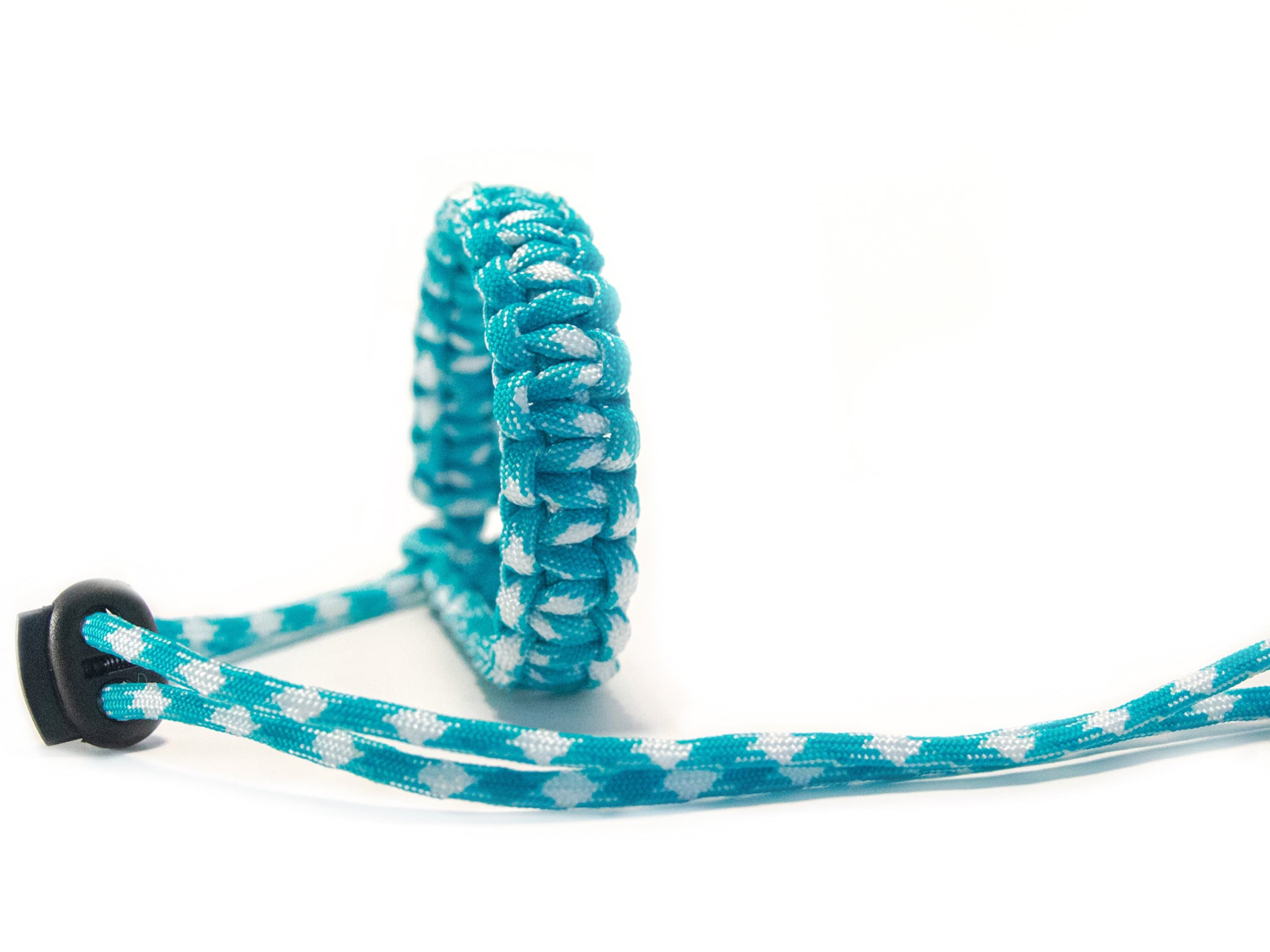 Strappd Paracord Camera Wrist Strap (Green & White)