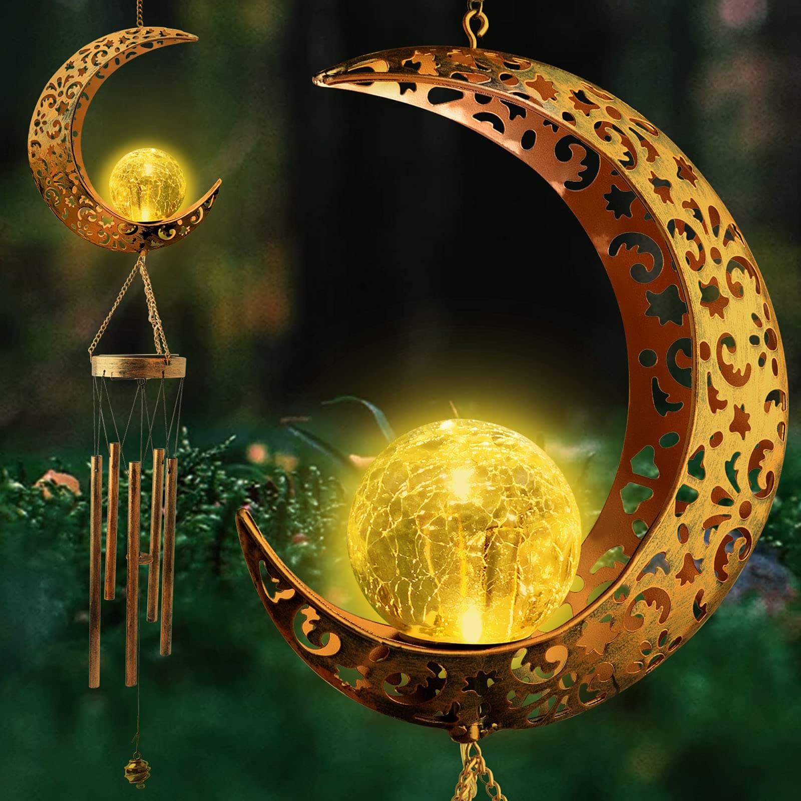 moon wind chime