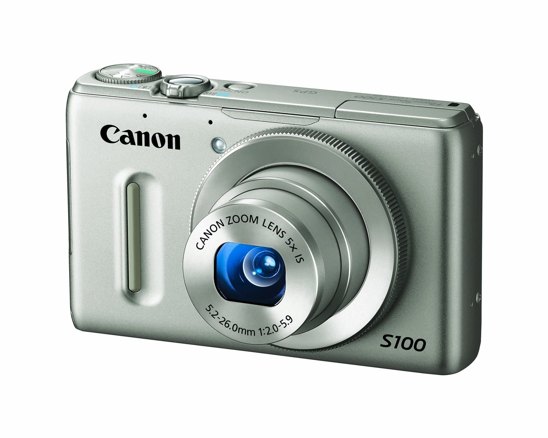 Canon PowerShot S100 12.1 MP Digital Camera with 5x Wide Angle Optical Image Stabilized Zoom (Silver)