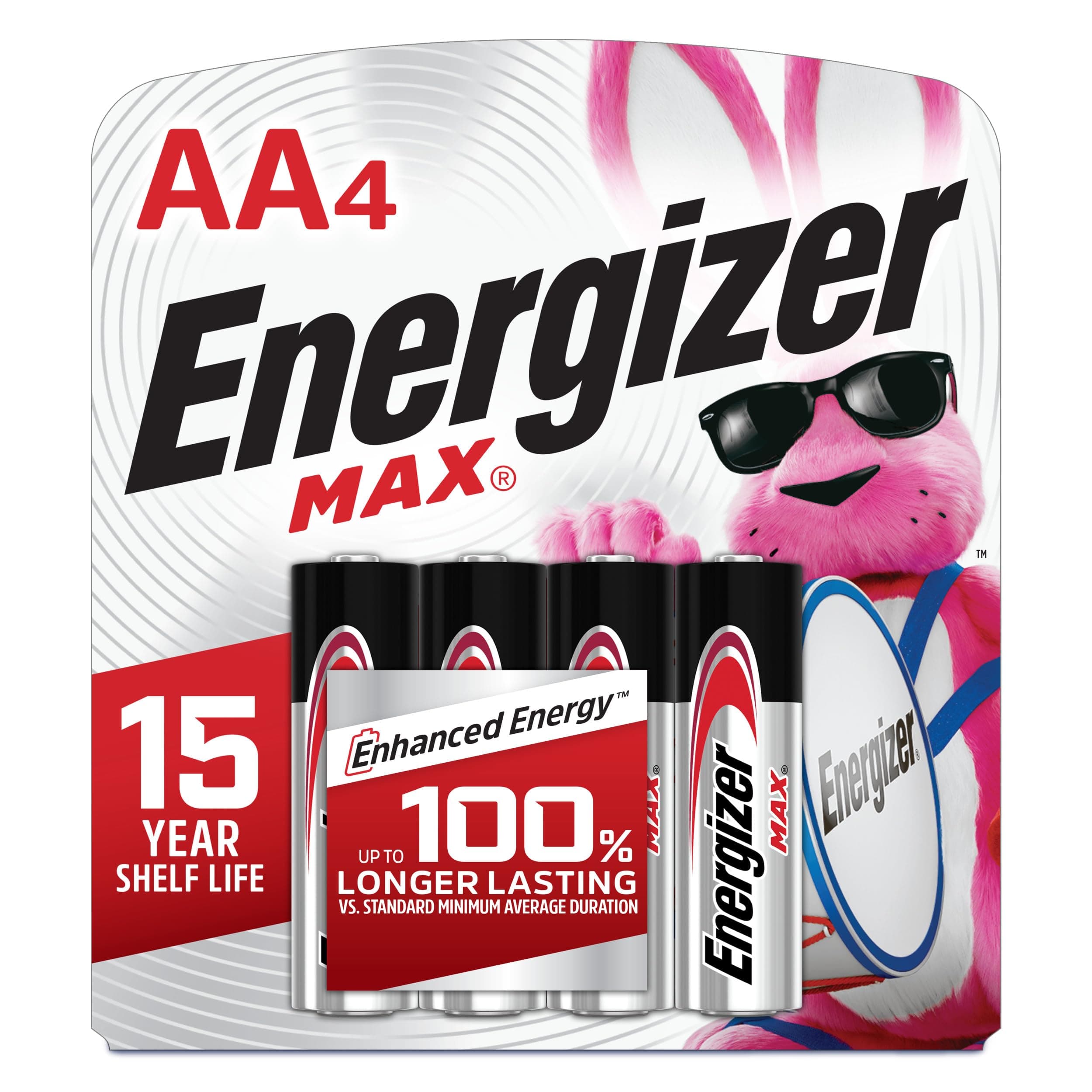 Energizer E91BP-4 AA Alkaline 4 Pk Batteries