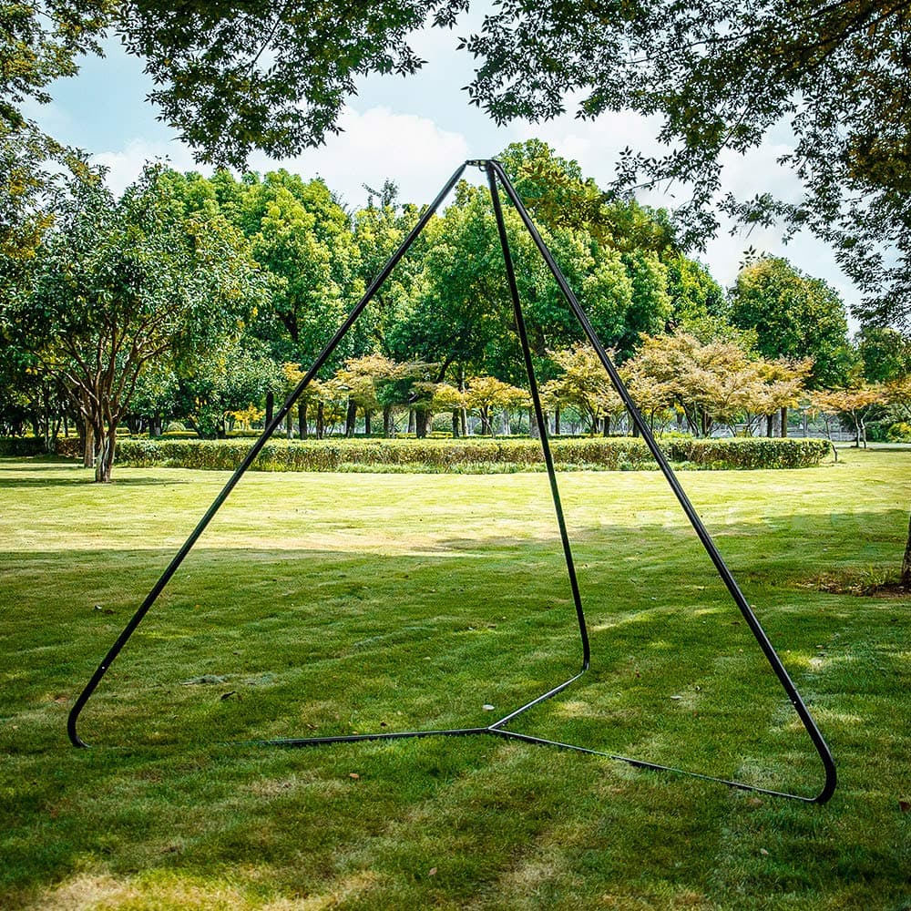 TopEva Triangle Swing & Hammock Stand Frame for Outdoors Play - Equilateral 88 inch x 72 inch Height