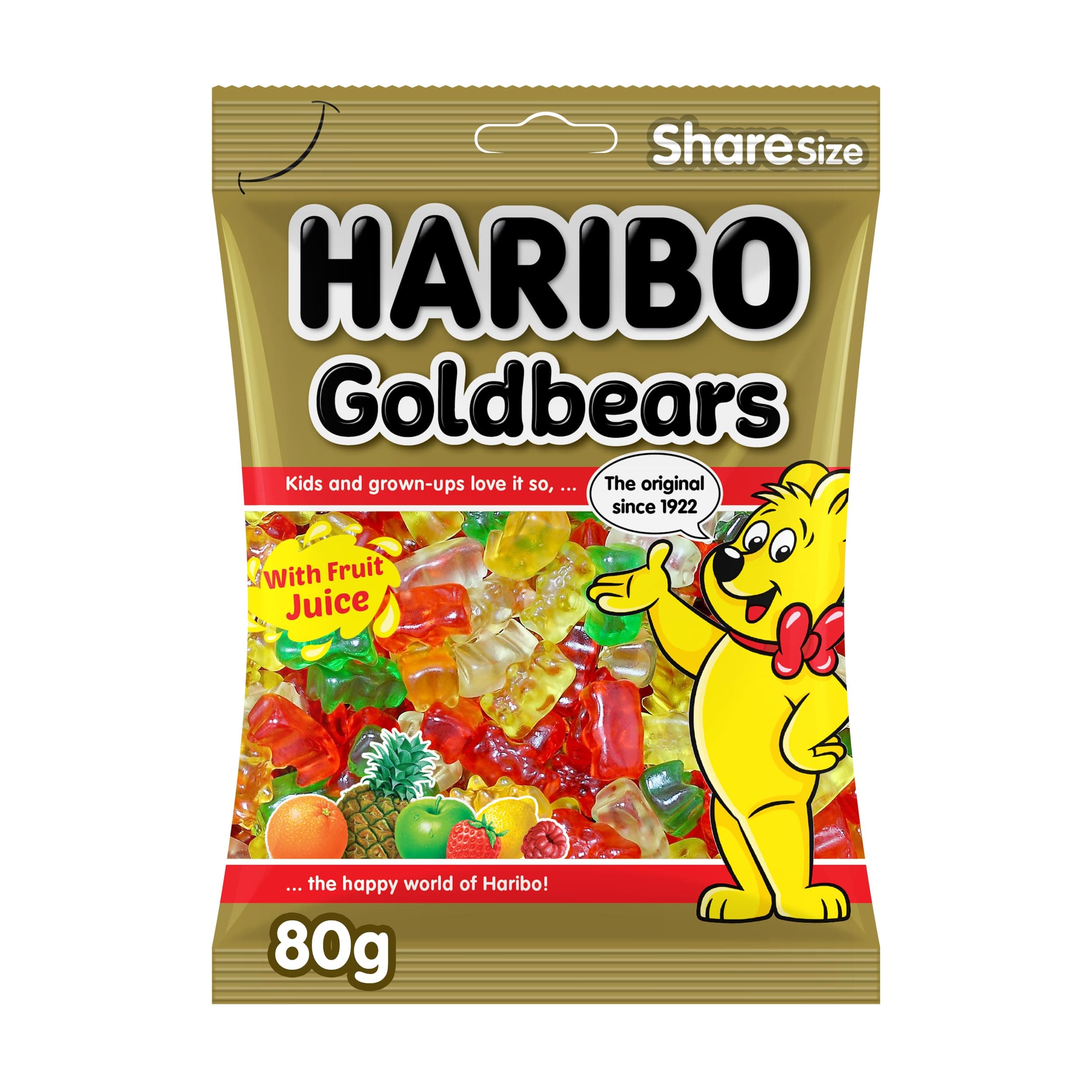 Jelly Gold Bears, 80 g