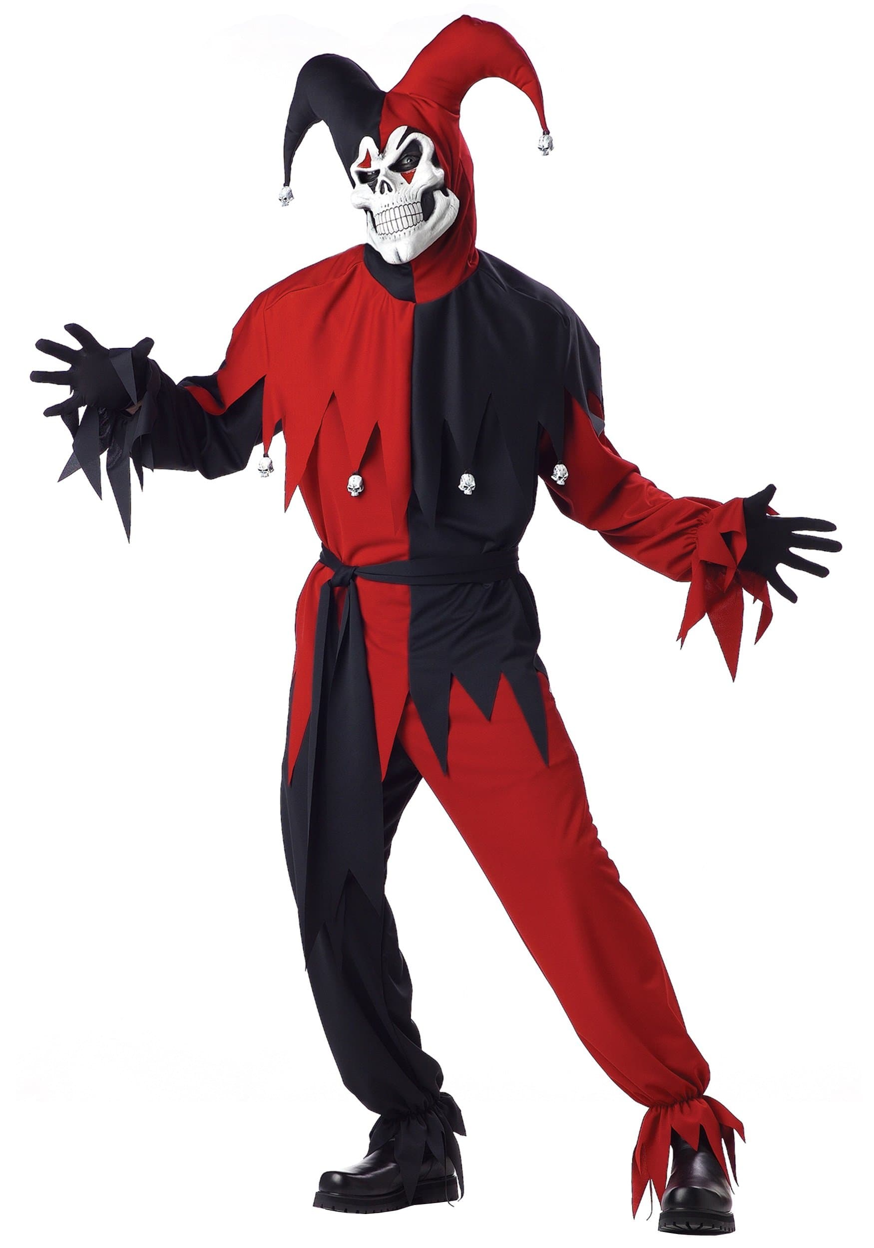 California Costumes mens Evil Jester Adult-Sized Costume (pack of 1)