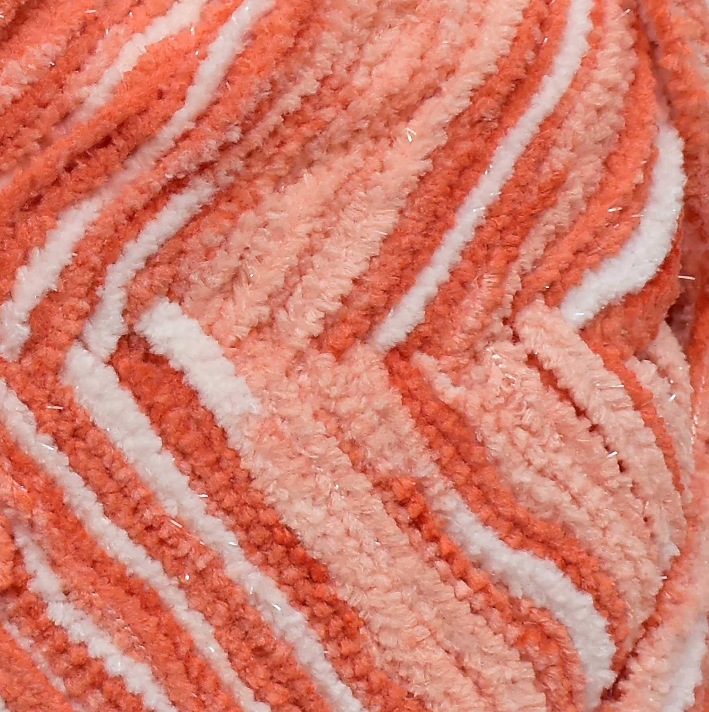 M.G ENTERPRISE Knitting Yarn Thick Chunky Wool, Blanket Multi Peach WL 600 gm Best Used with Knitting Needles, Crochet Needles Wool Yarn for Knitting. by Vardhma T U ZA