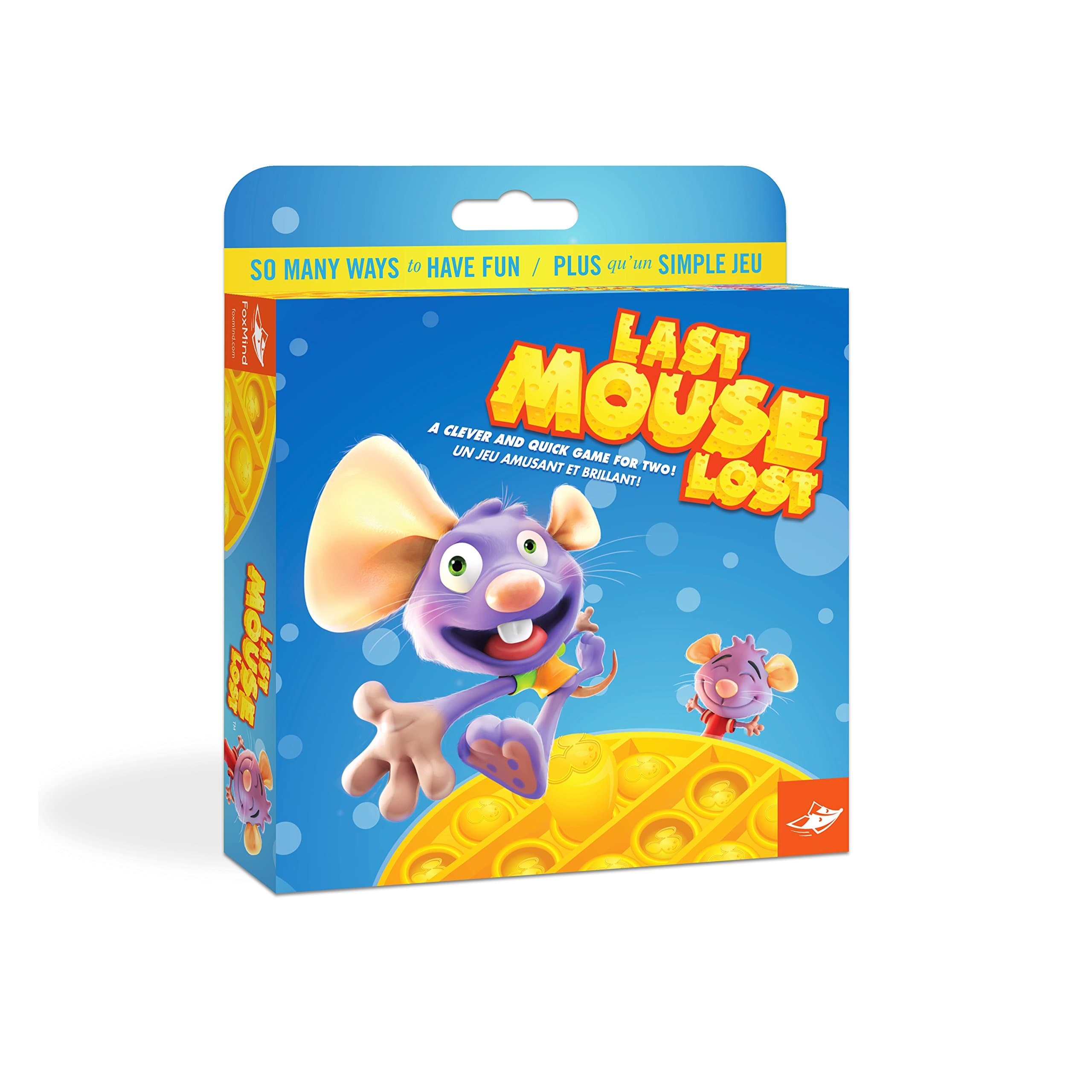 FoxMind Games: Last Mouse Lost - Original Push Pop Bubble Popping Sensory Fidget Toy Game - Autism ADHD Stress Reliever & Fine Motor Learning