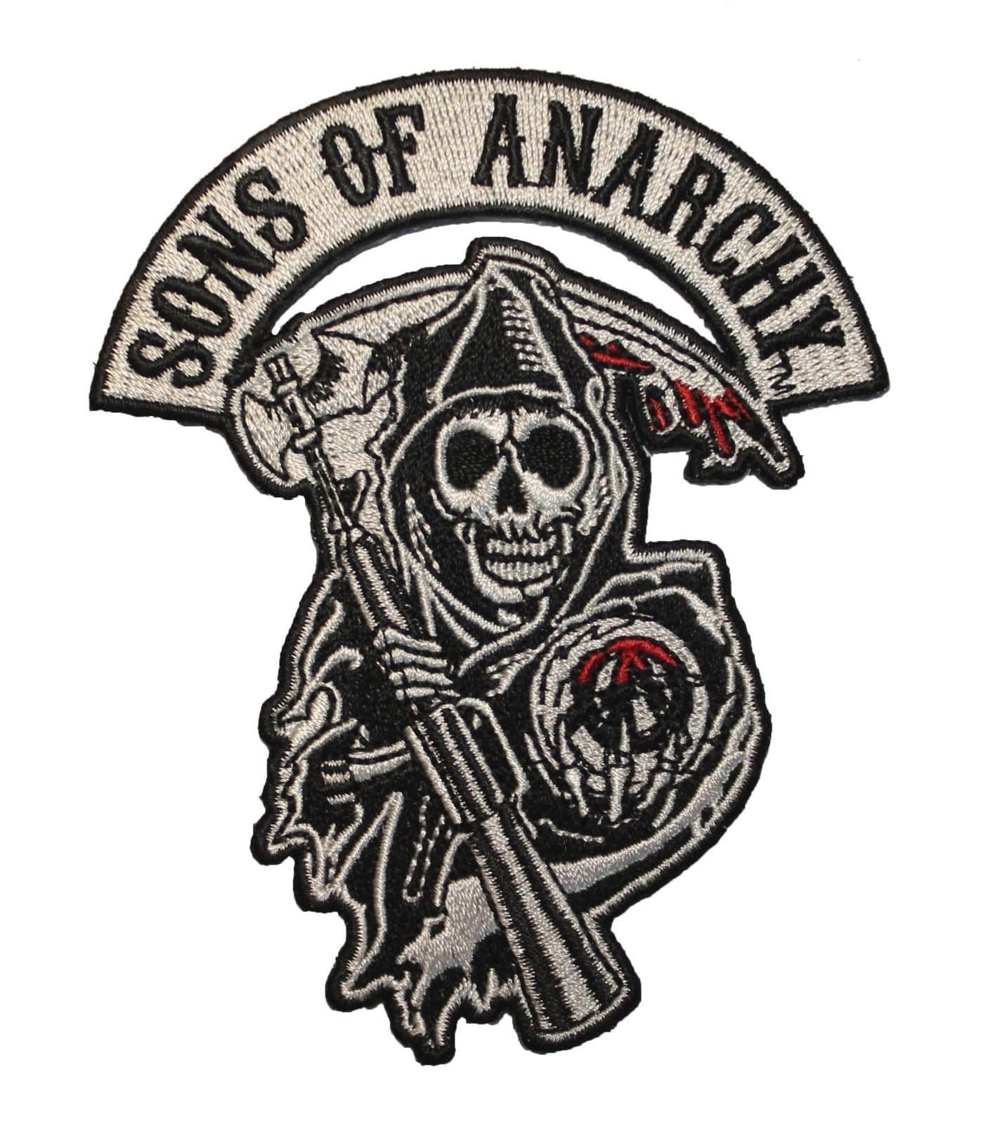Sons of Anarchy SOA Reaper Logo Embroidered PATCH