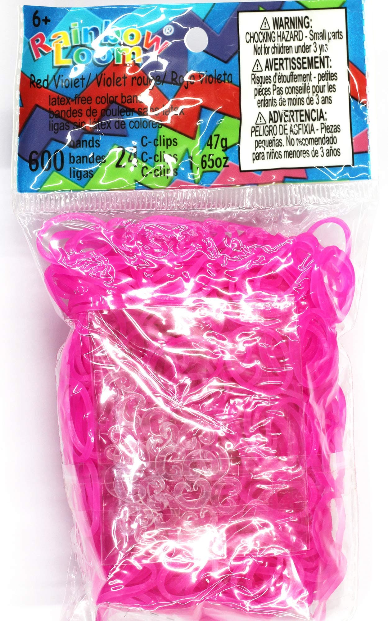 Rose Jelly Rubber Bands Refill C-clips