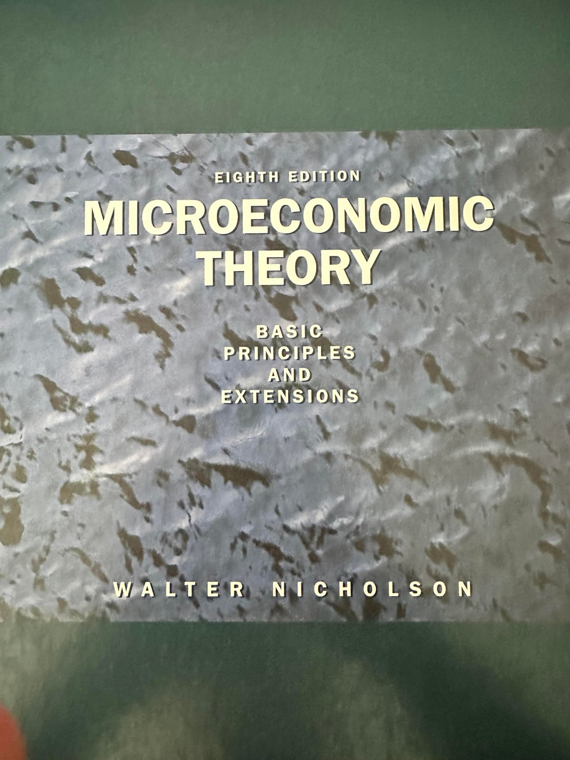 Microeconomic Theory: Basic Principles and Extensions