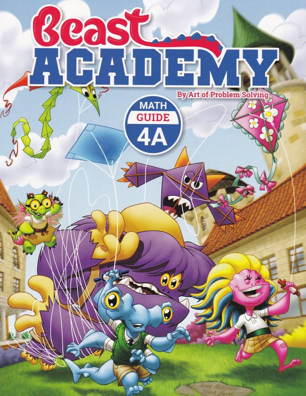Art of Problem Solving Beast Academy 4A and 4B and 4C and 4D Guide and Practice 8-Book Set