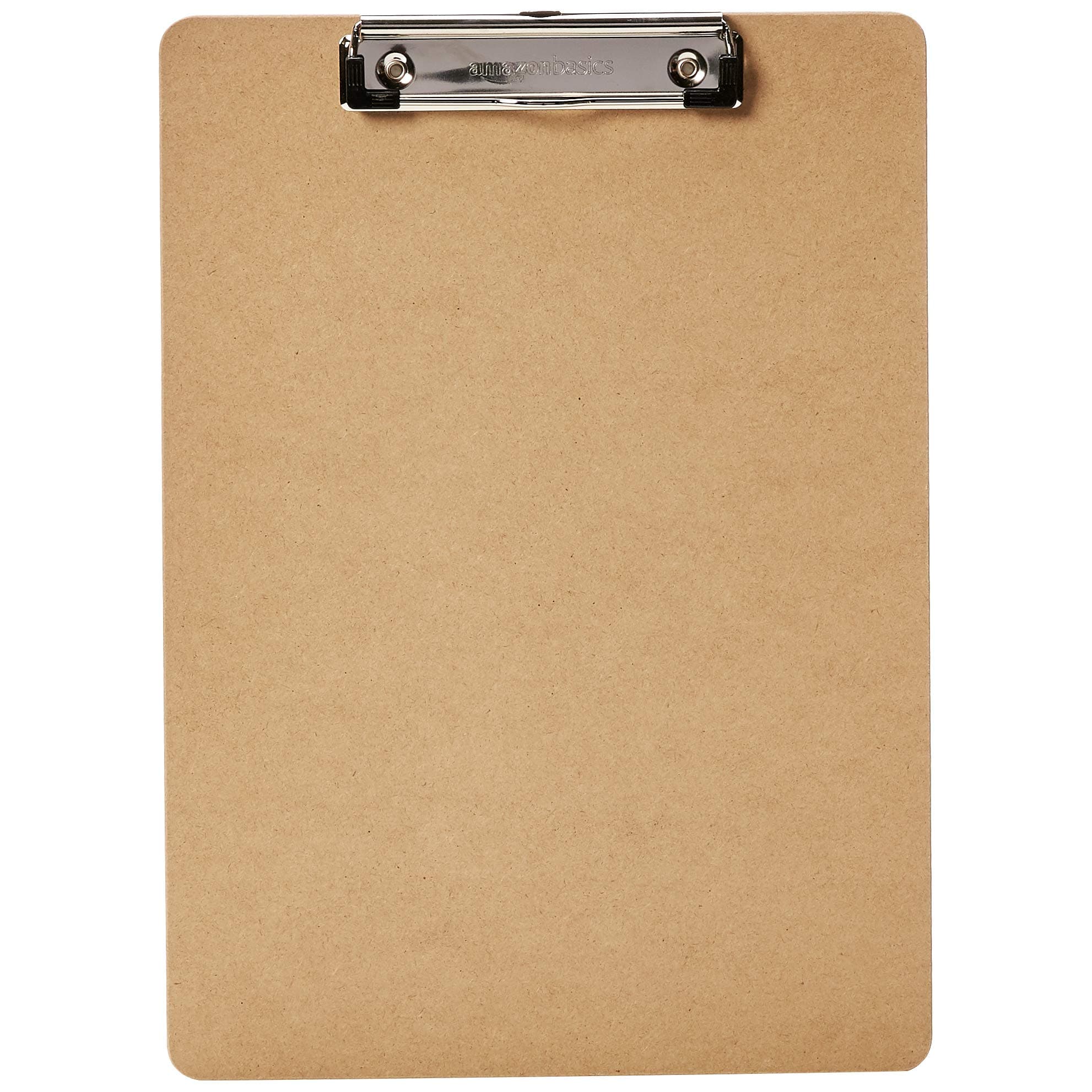 Amazon Basics Hardboard Clipboard - 12-Pack, Brown