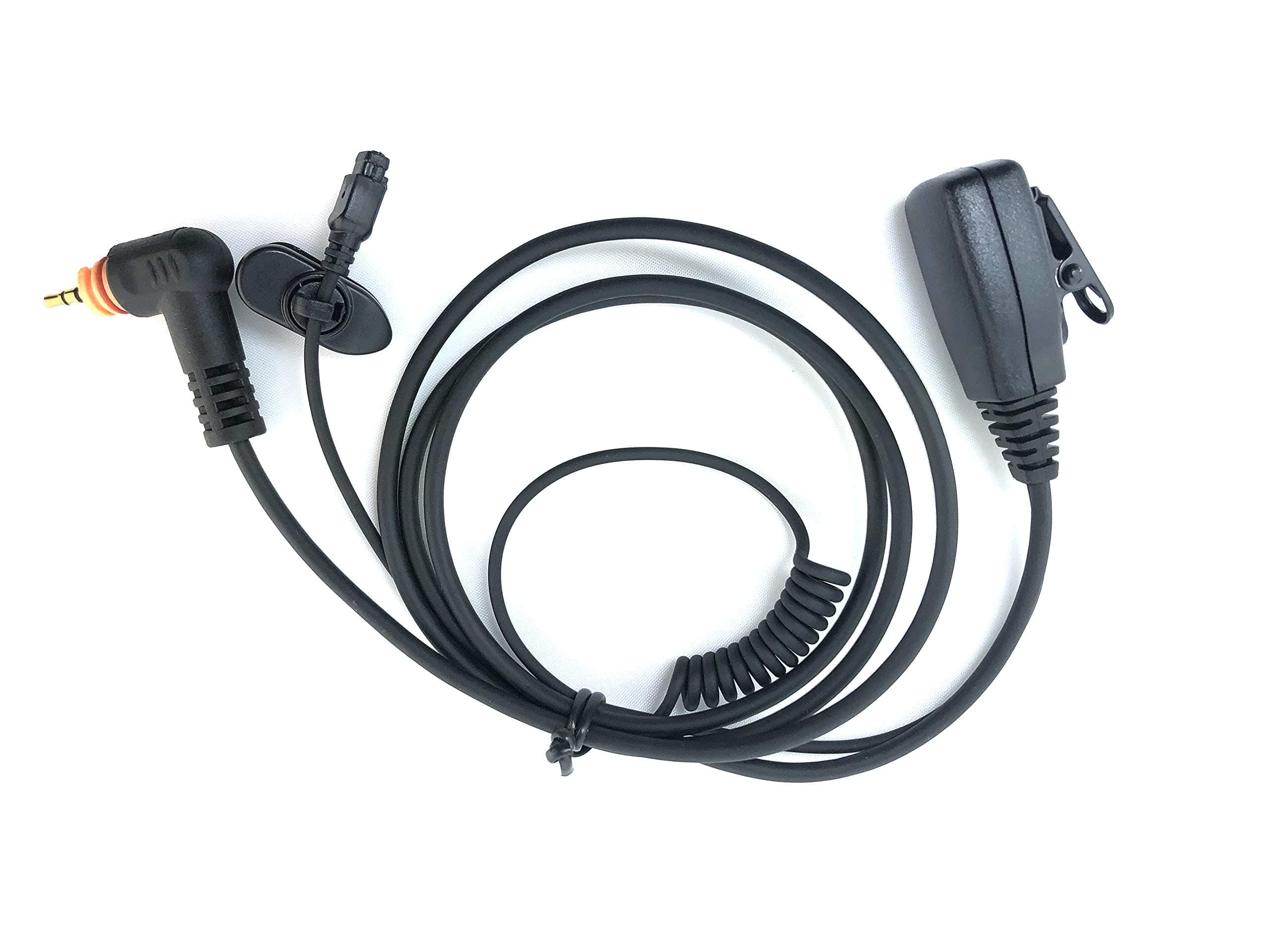 ProMaxPower Interchangeable earpiece Quick Release Female Adapter with Lapel mic PTT for Motorola SL1K SL2K SL1M SL4000 SL4000e SL7000 SL7000e SL1600 SL300 AS