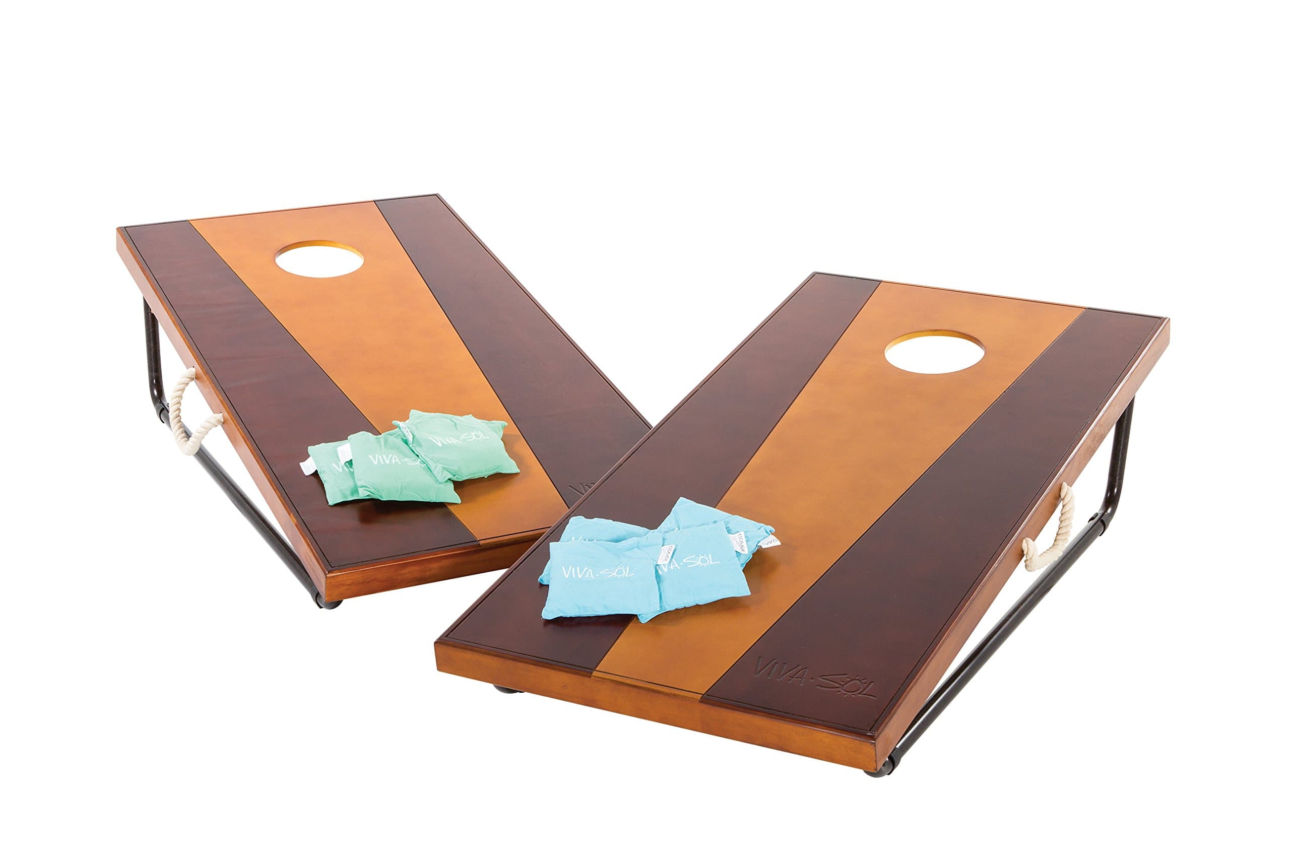 Viva Sol 2'x4' Set - Includes 2 Premium All-Wood Boards and 8 All-Weather Canvas Bags