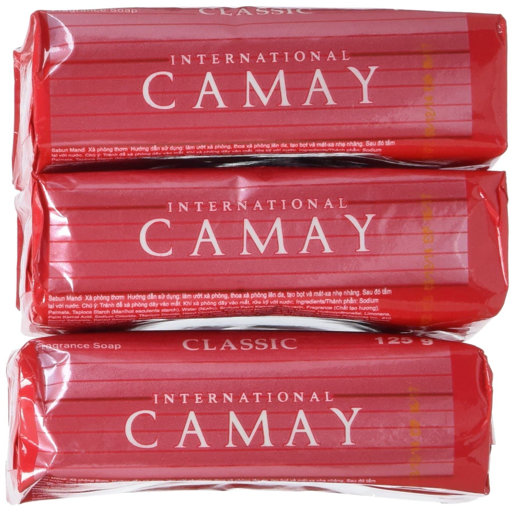 Camay Classic Bath Bar Soap, Softly Scented, 4 Oz 3 Ea Pack of 2