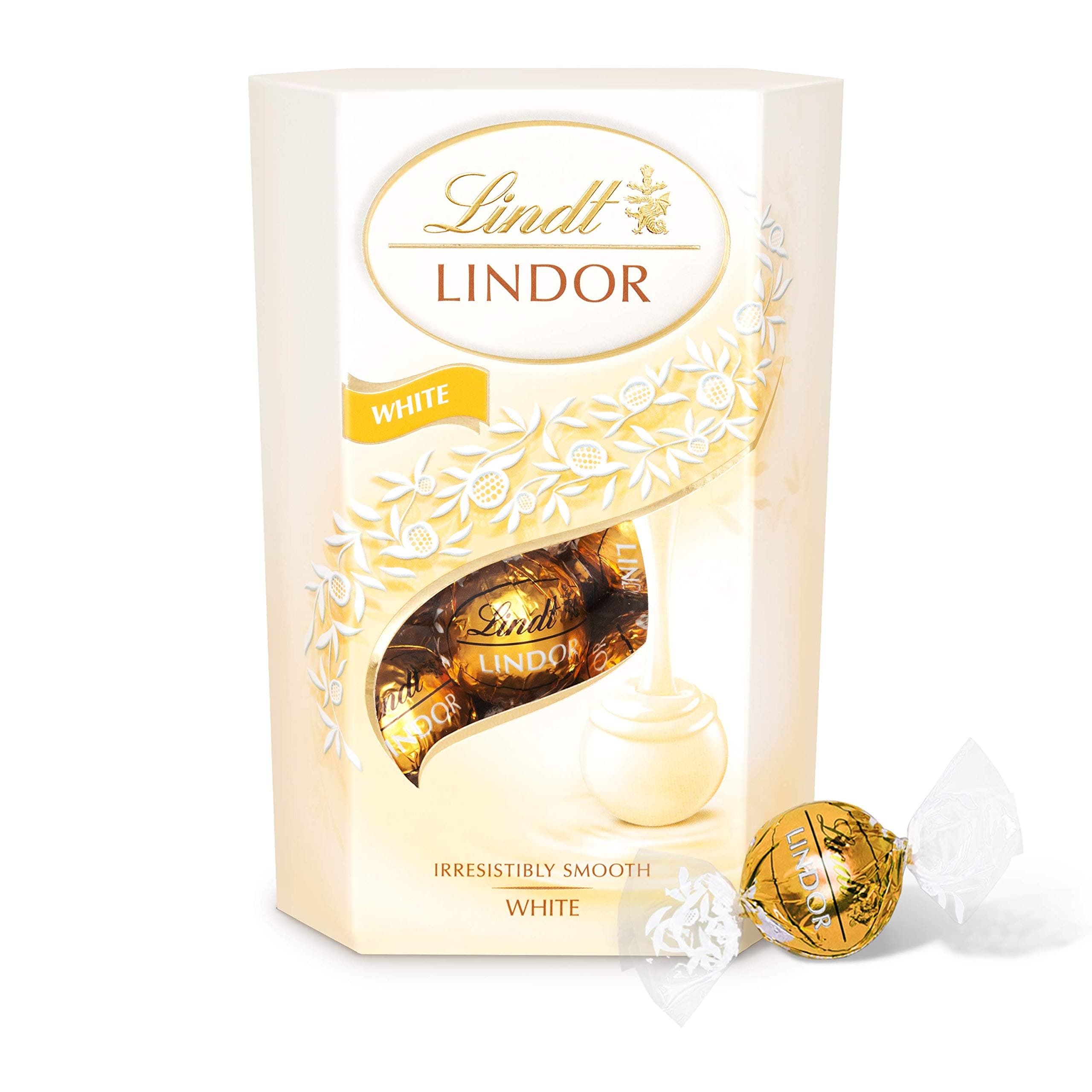 Lindt Lindor White Chocolate Truffles Box, 200g