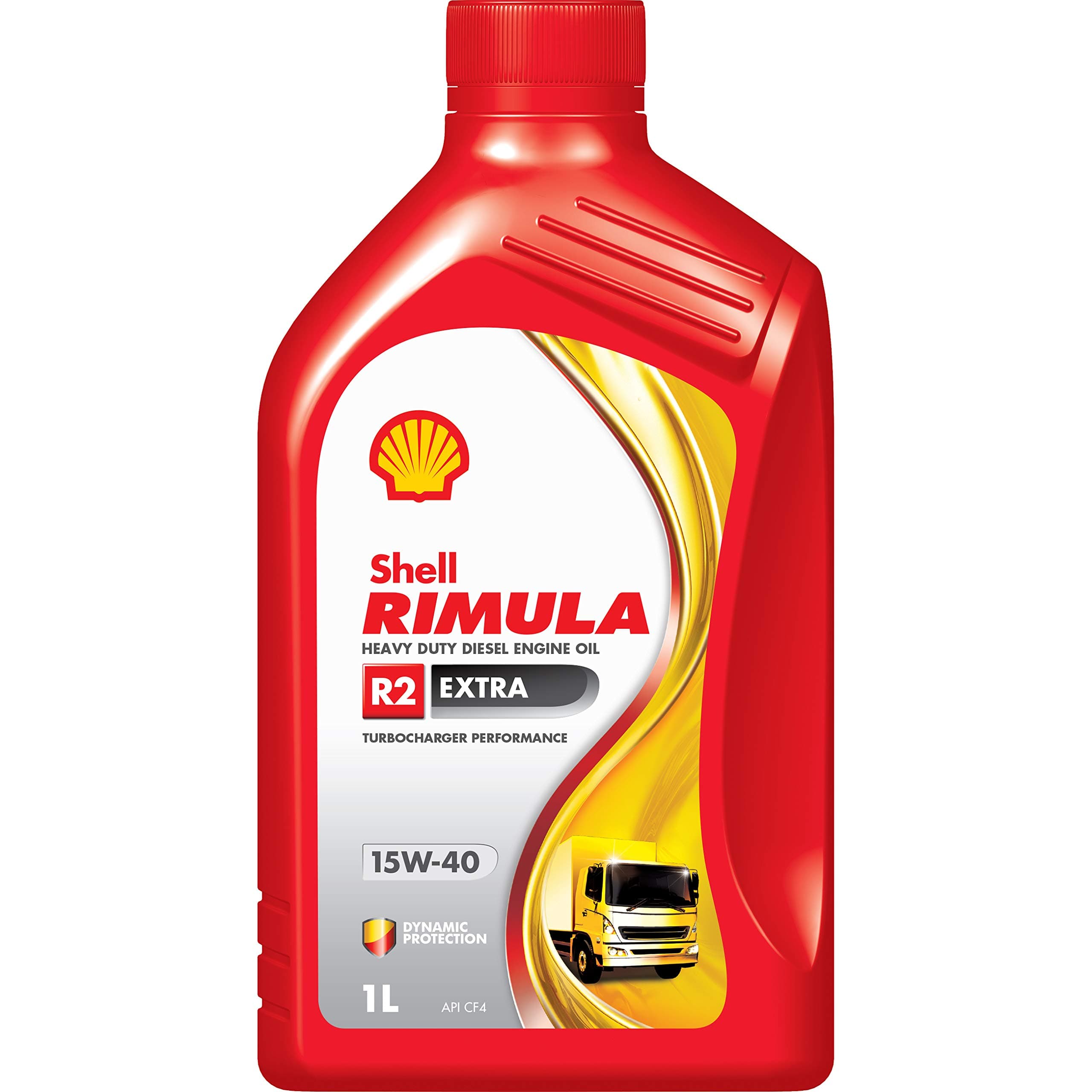 Shell Rimula R2 Extra 15W-40 API CF4 Engine Oil for Diesel vehicles (1 L)