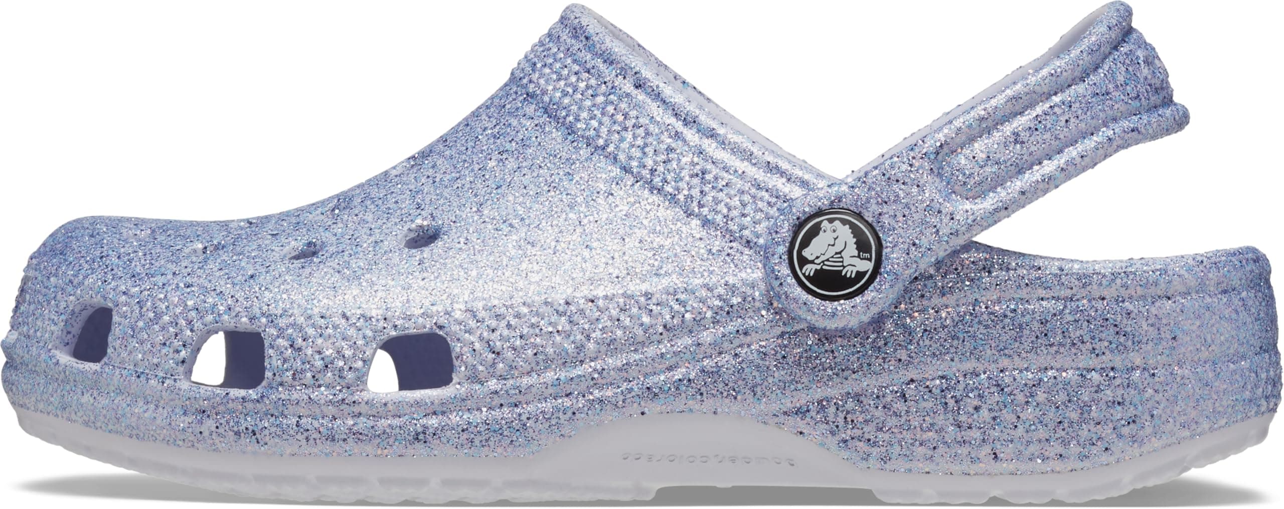 Crocs Classic Glitter Clogs (Little Kid/Big Kid) Unisex Kids Classic Glitter Clog K MtG