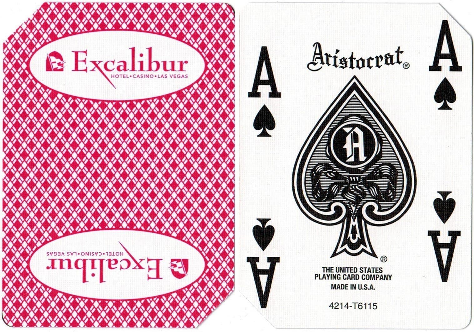 USPC Excalibur Authentic Casino Playing Cards - 1 Deck