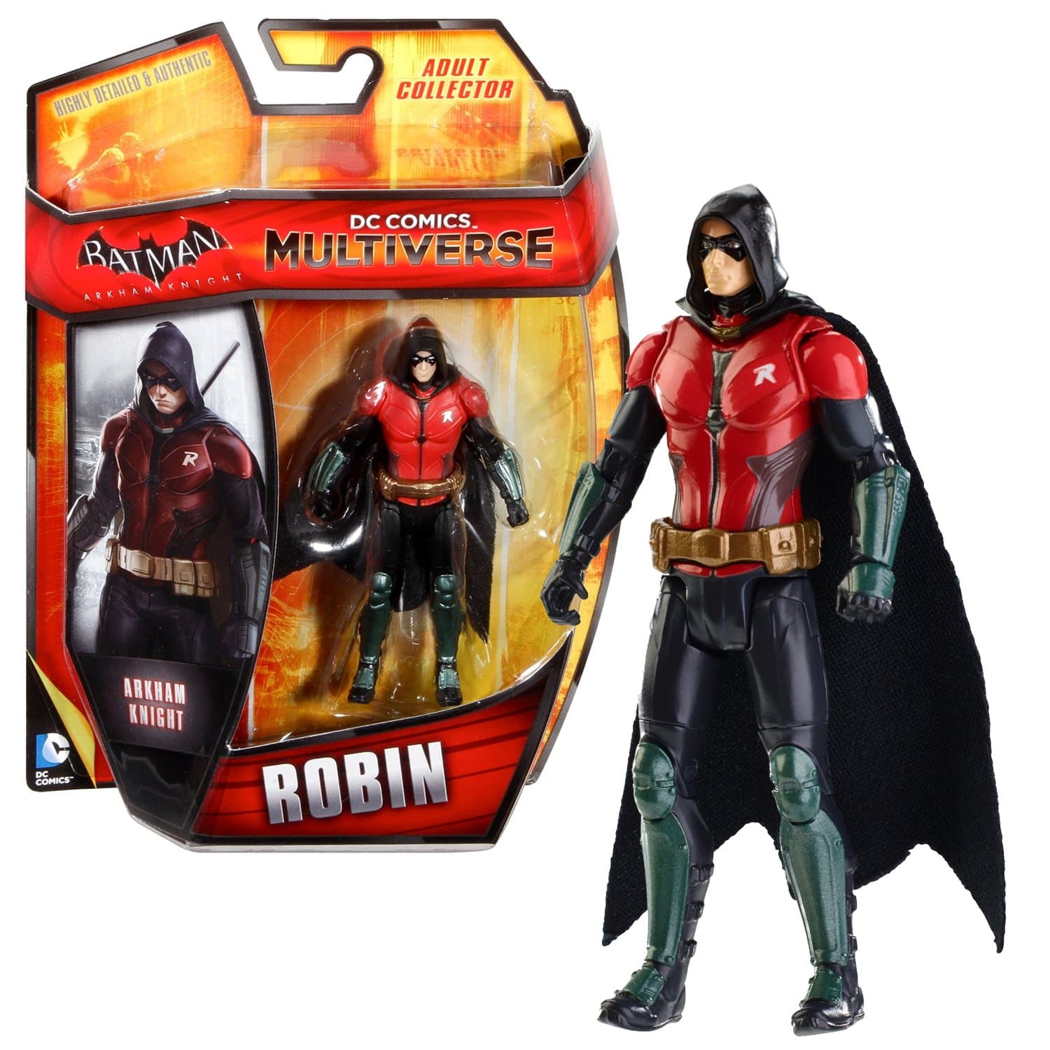 Mattel Year 2014 DC Comics Multiverse "Batman Arkham Knight" Series 4 Inch Tall Action Figure - Vigilante ROBIN