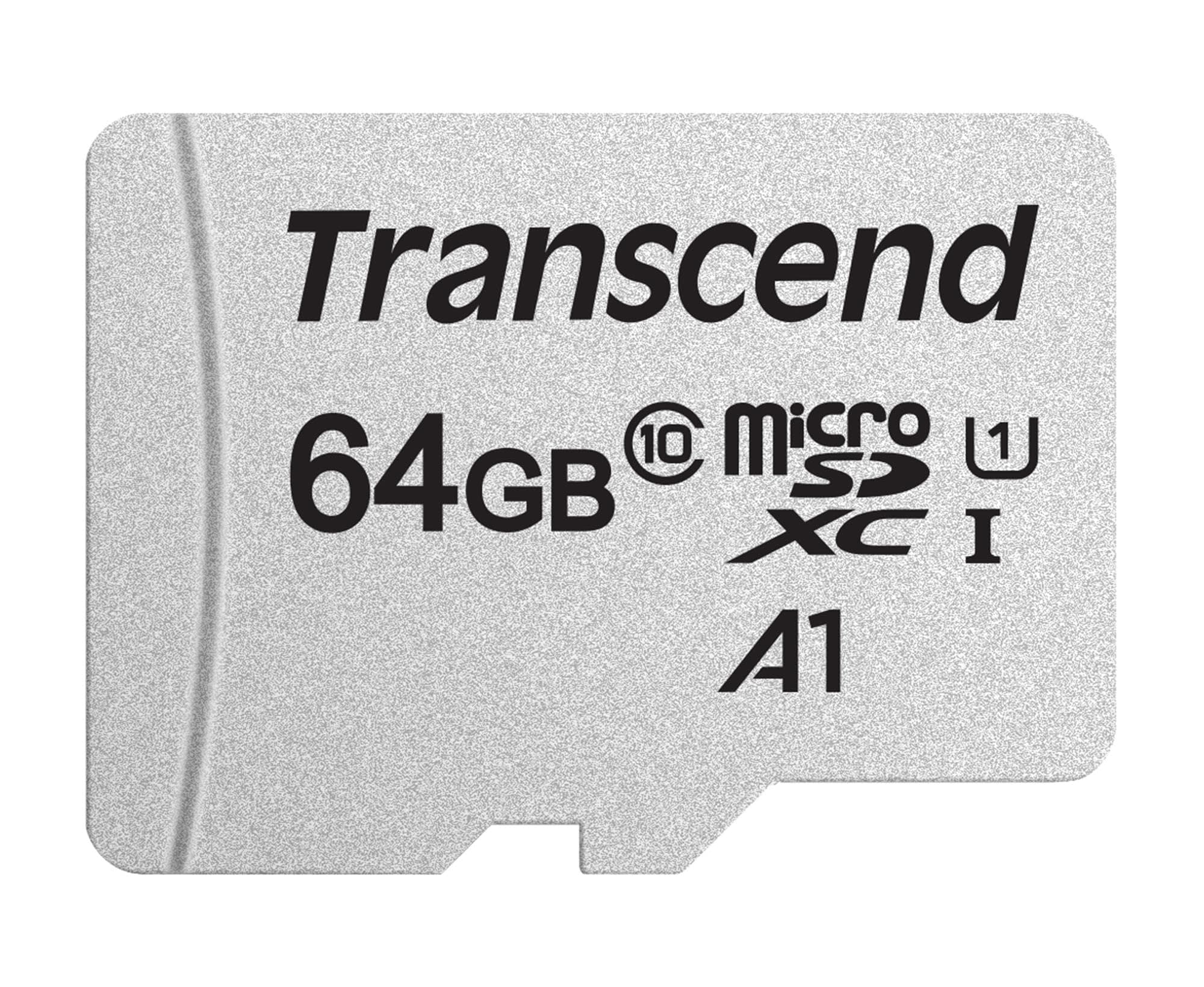 Transcend 64GB microSDXC Micro SD Card w/Adapter, Up to 100MB/s, for Nintendo-Switch/Steam Deck/ROG Ally/MSI Claw/GoPro/DJI/Insta360/Action Camera/ Tablets, A1 UHS-I U1 C10 HD Video Memory Card