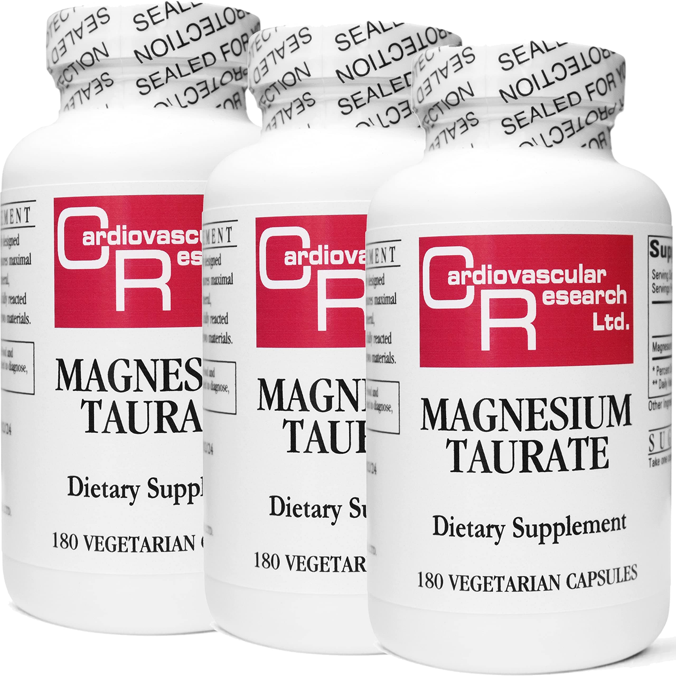 Cardiovascular Research Pure Magnesium Taurate Super Convenient 3-Pack