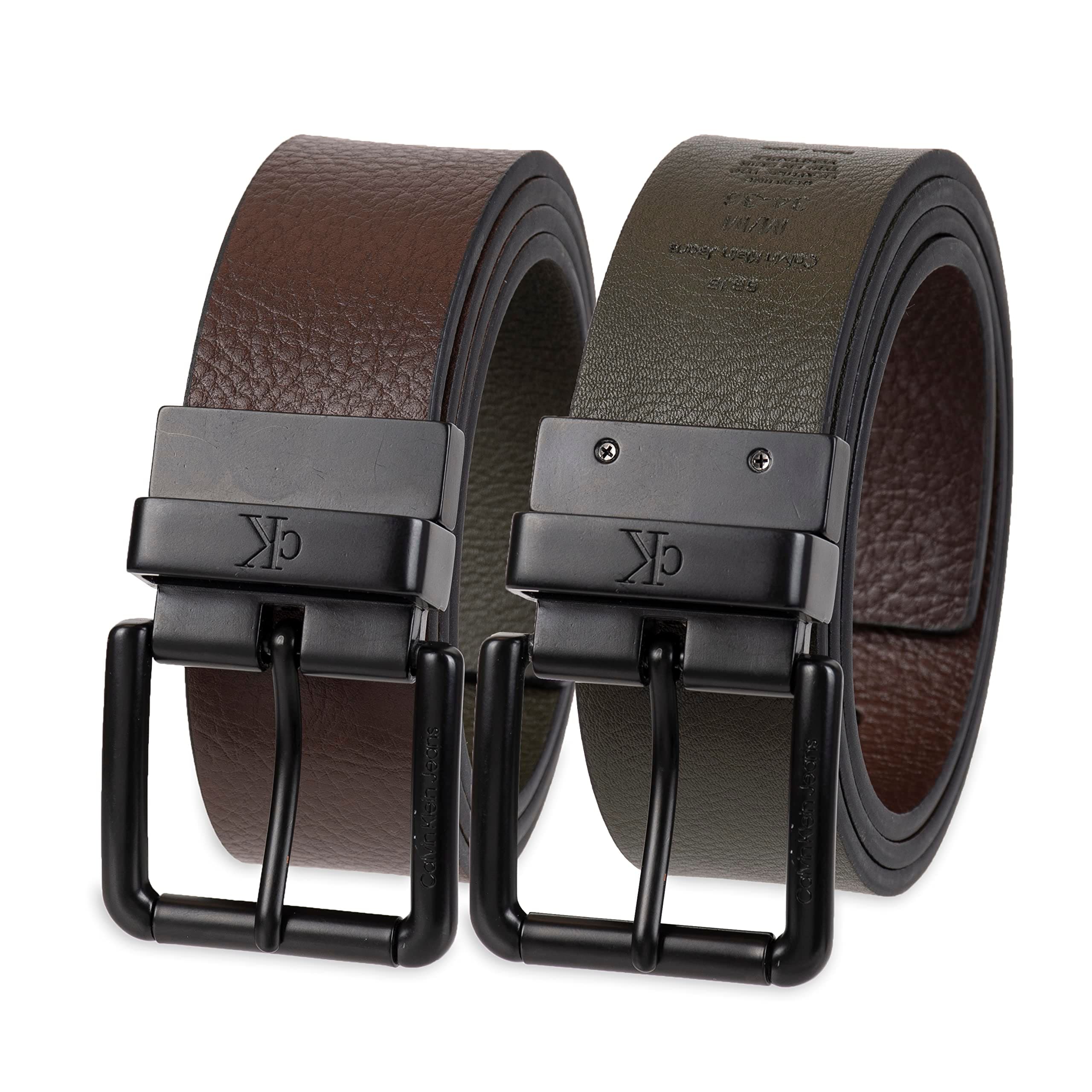 Calvin Klein Men's 2-in-1 Reversible Belt Belt