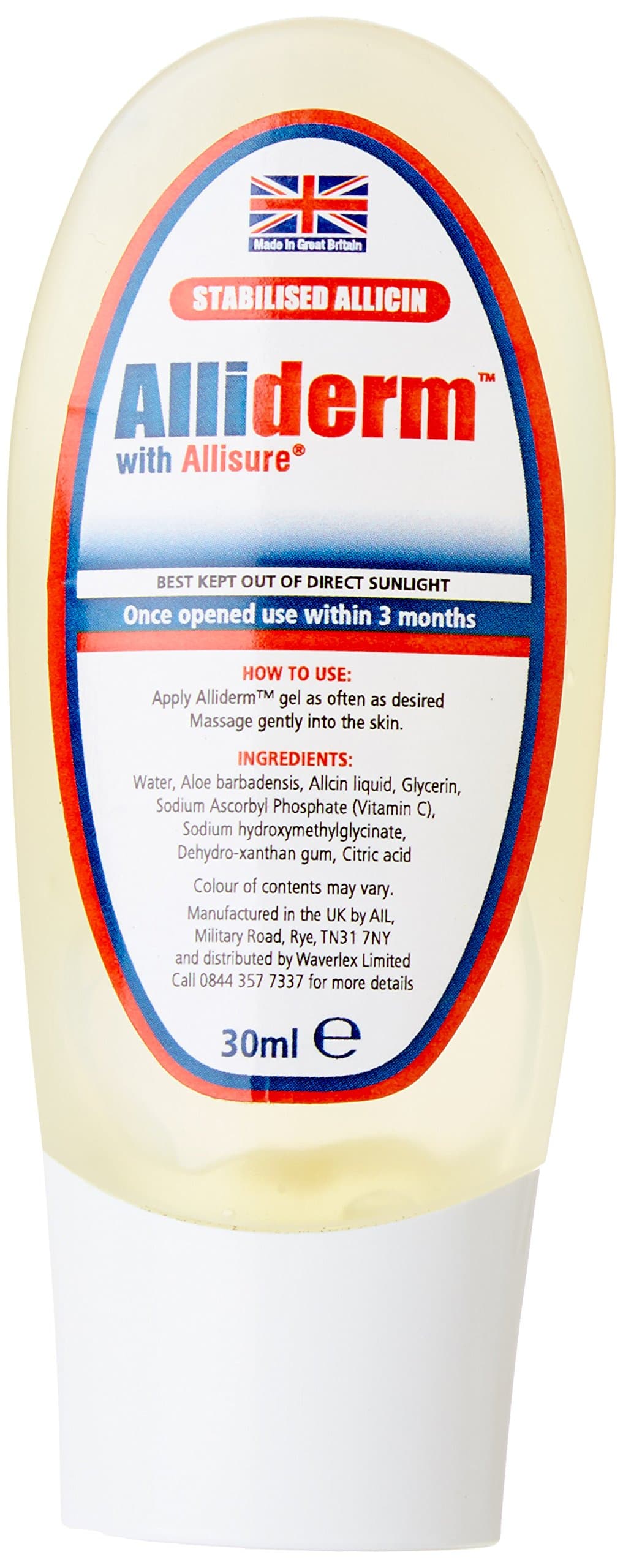 Allicin Max Alliderm Gel 30ml by SGK