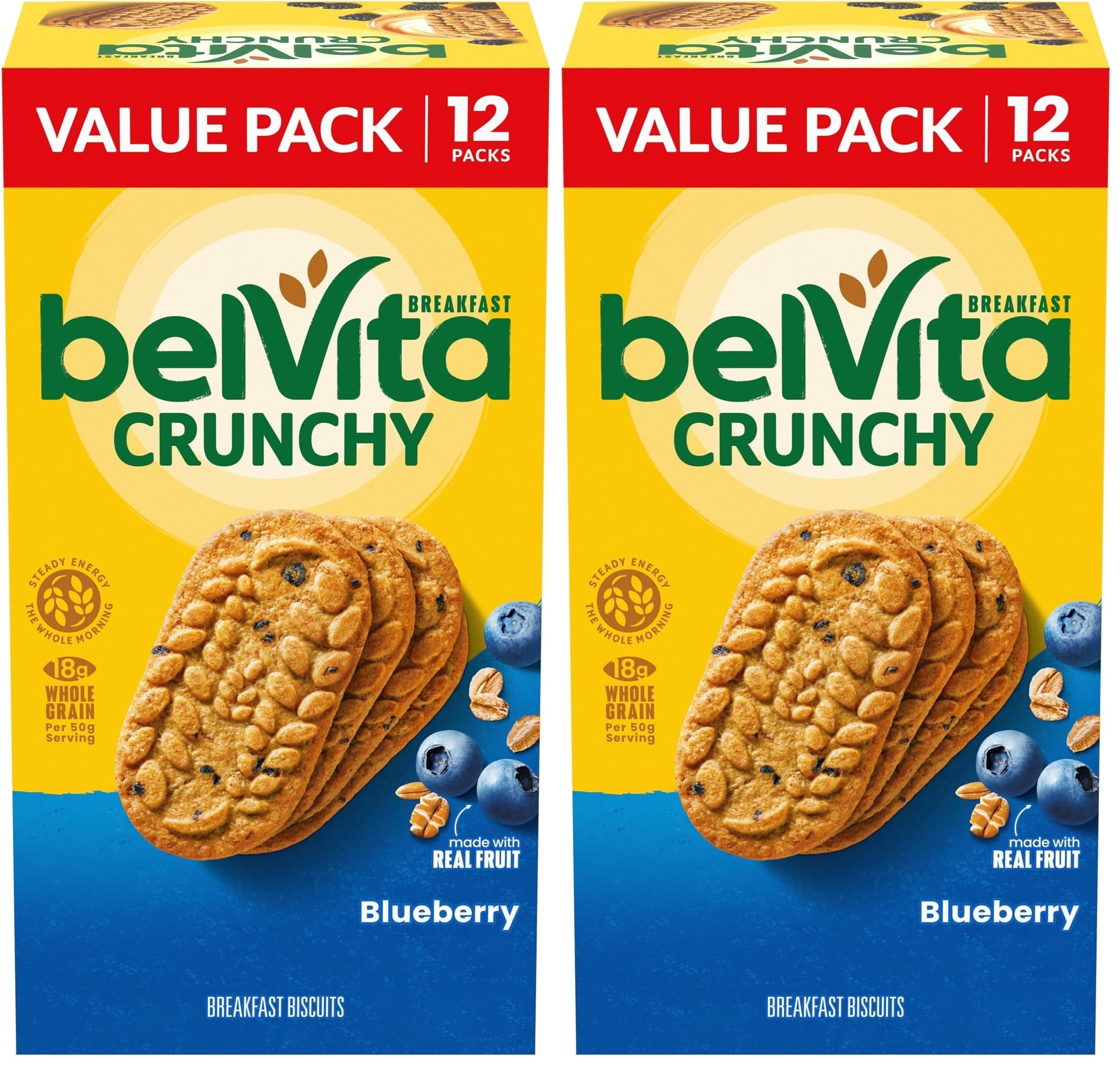 Breakfast Biscuits, Blueberry, Value Pack, 24 Packs | 4 Biscuits Per Pack
