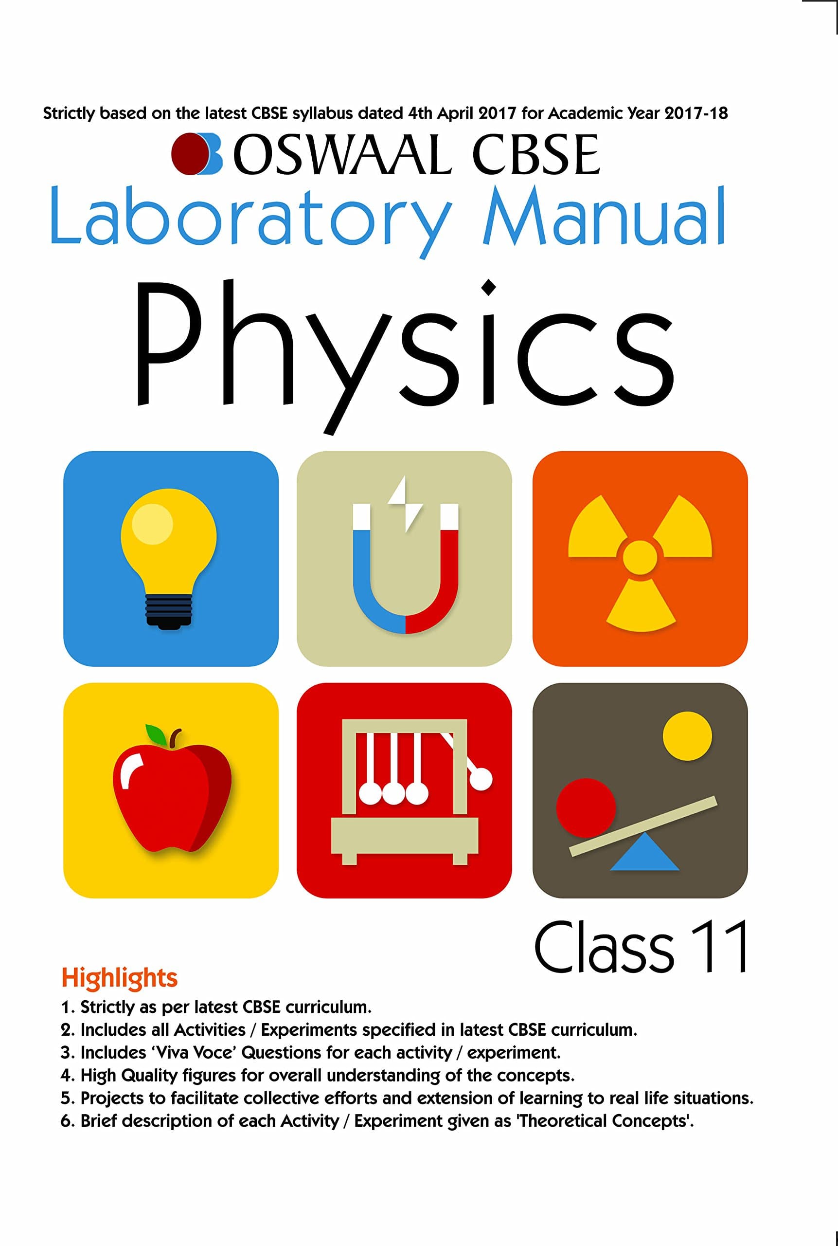 Oswaal CBSE Laboratory Manual Class 11 Physics Book (For 2023 Exam)