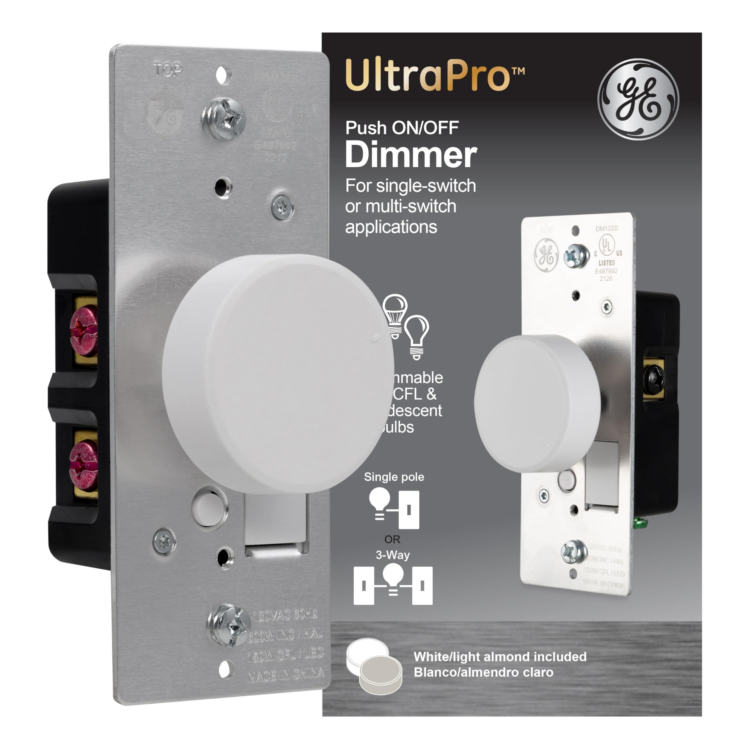 KNOB-STYLE 3-WAY DIMMER