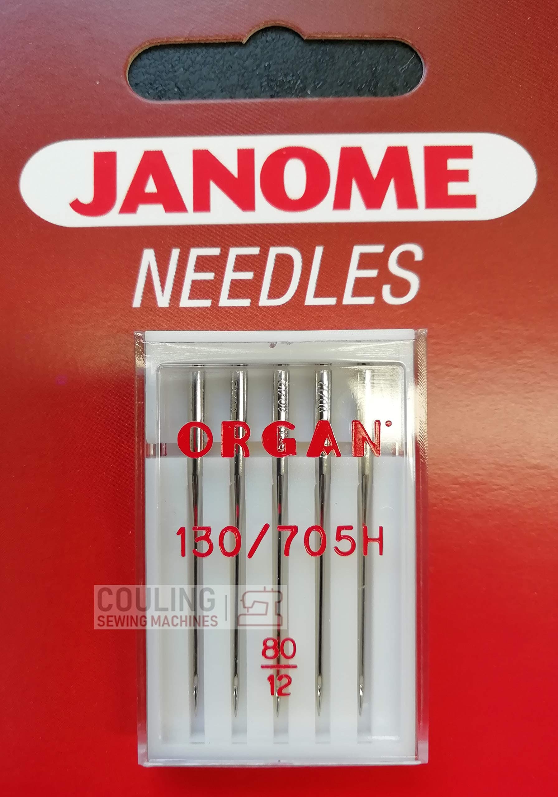 Janome HA 15X1 Standard Needles Size 80