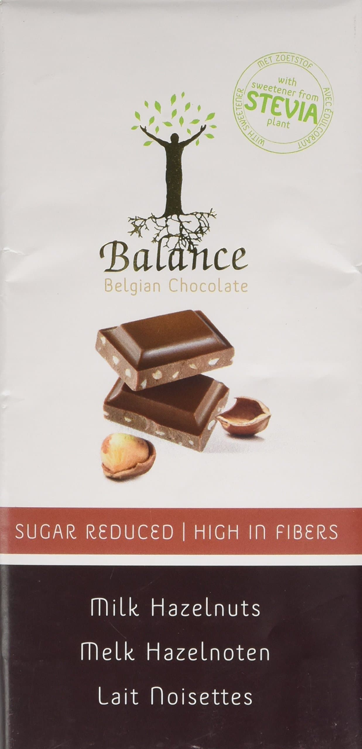 No Added Sugar Milk Hazelnut Chocolate Bar