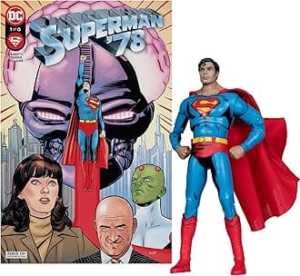 McFarlaneDC Direct Page Punchers Superman (Superman '78) 7in Figure with Comic Toys
