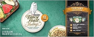 Fancy Feast Purina Medleys 12 Ct. Tuscany Wet Cat Food Variety Pack - (12) 3 oz. Cans - (2 Packs of 12) 3 oz. Cans