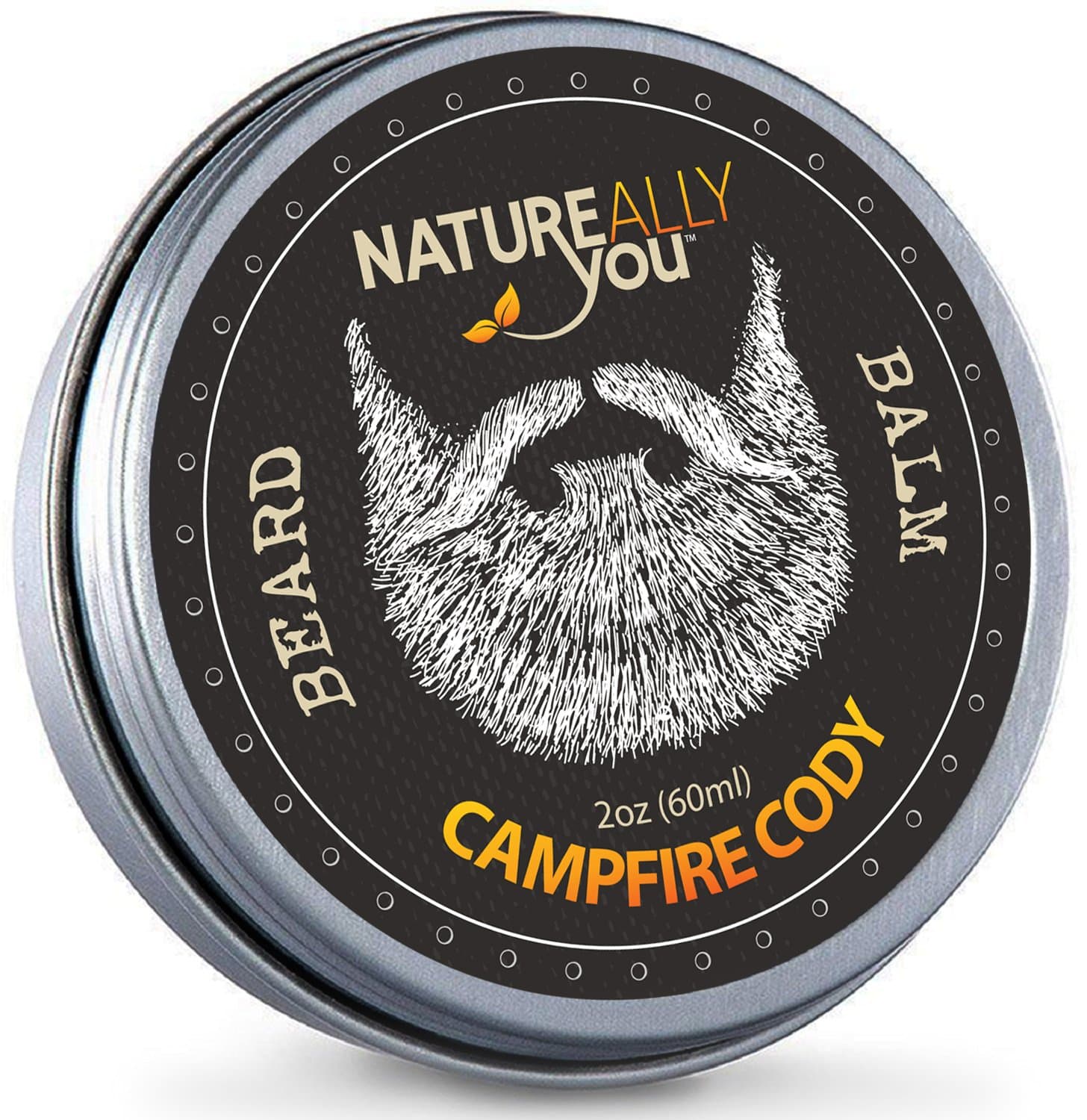 Beard Balm - Campfire Cody Scent - (2 oz) - Condition, Smooth, Soften, Tame, Remove Beard Itch
