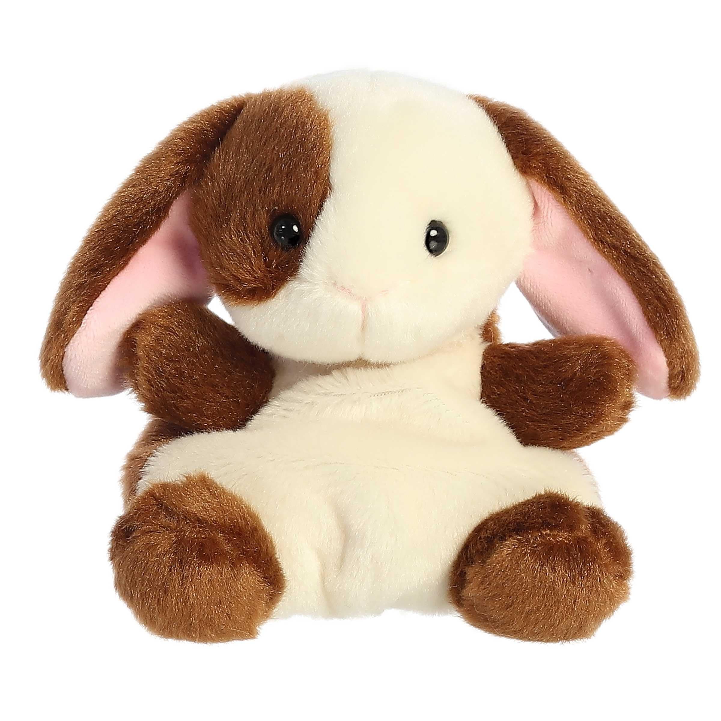 Aurora® Adorable Palm Pals™ Clover Bunny Stuffed Animal - Fun Collectible Plush for Kids and Adult Collectors - Perfect for Decorating Rooms and Birthday Gifts - Brown 4.5 Inches