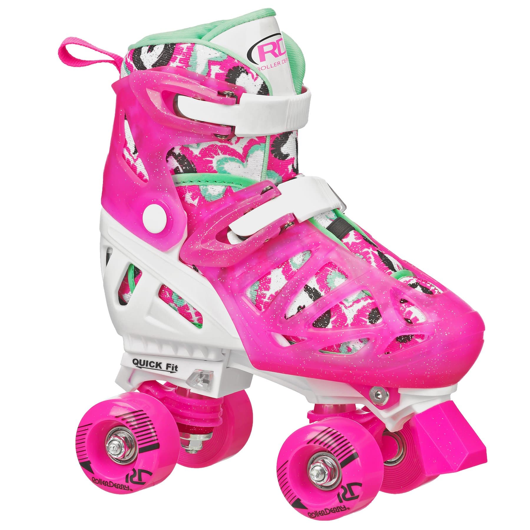 Roller Derby Trac Star Adjustable Skates for Kids, Beginners