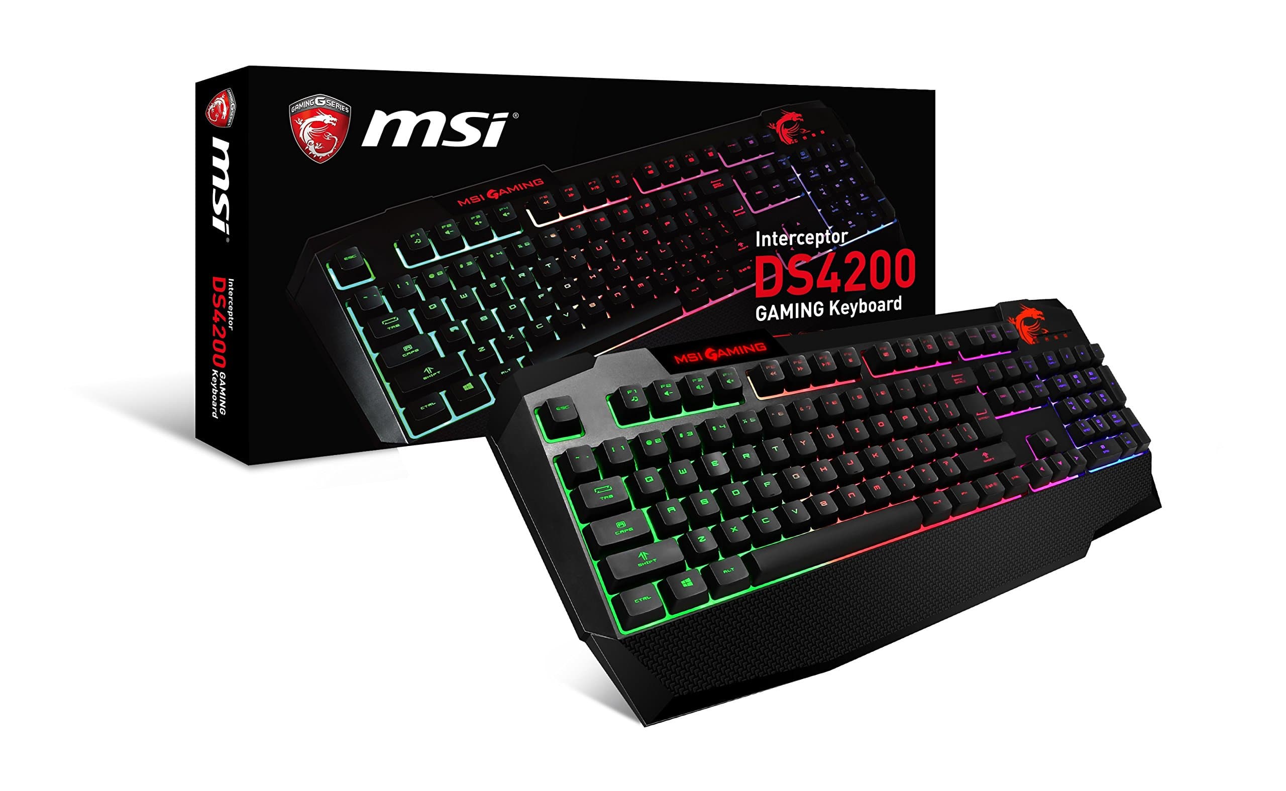 MSI Interceptor DS4200 Gaming Keyboard (Multi-Color)