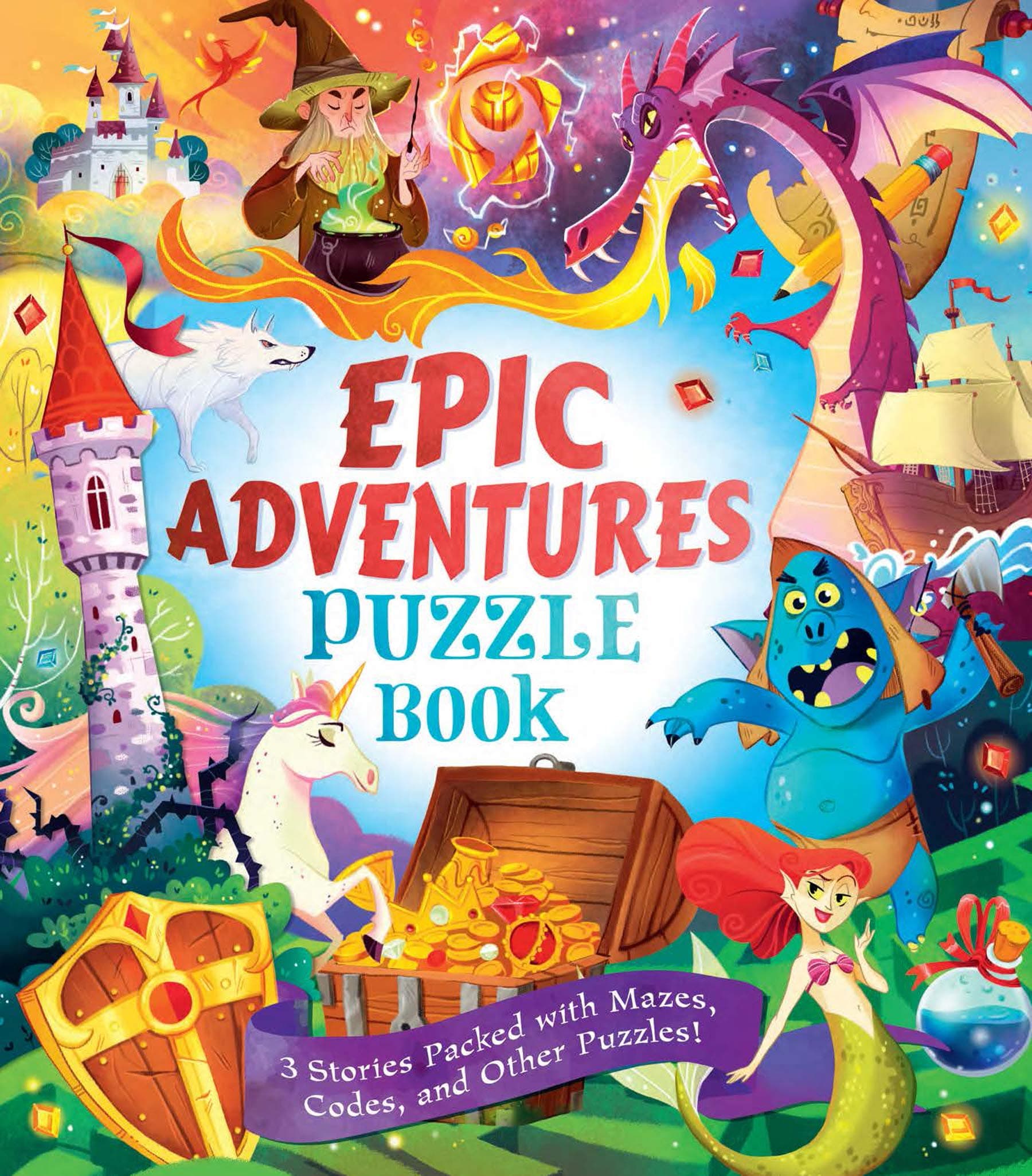 Epic Adventures Puzzle Book Paperback – 17 Oct. 2018