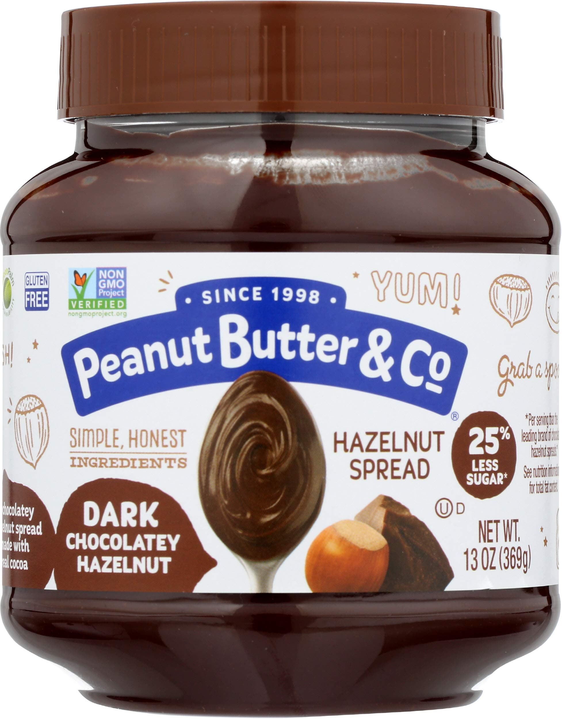 Hazelnut Spread, Dark Chocolatey Hazelnut, 13 Oz
