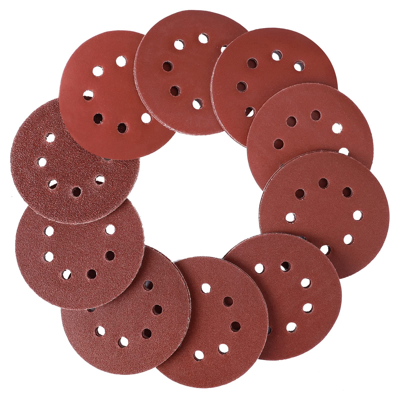 Coceca 160pcs 5 Inches Orbital Sanding Discs
