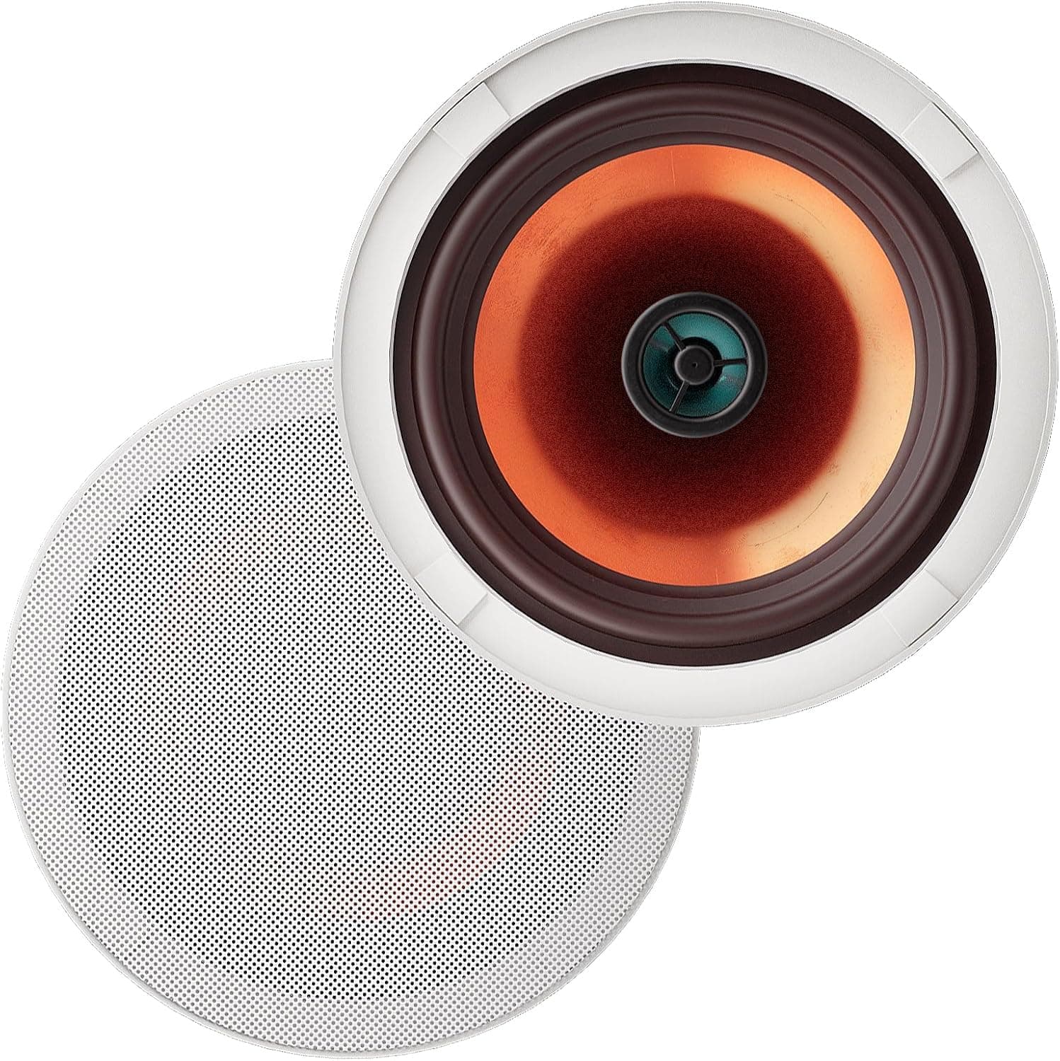 Herdio 6.5 Inch Bluetooth Ceiling Speakers, 300 Watts Flush Mount 2-Way Unive...