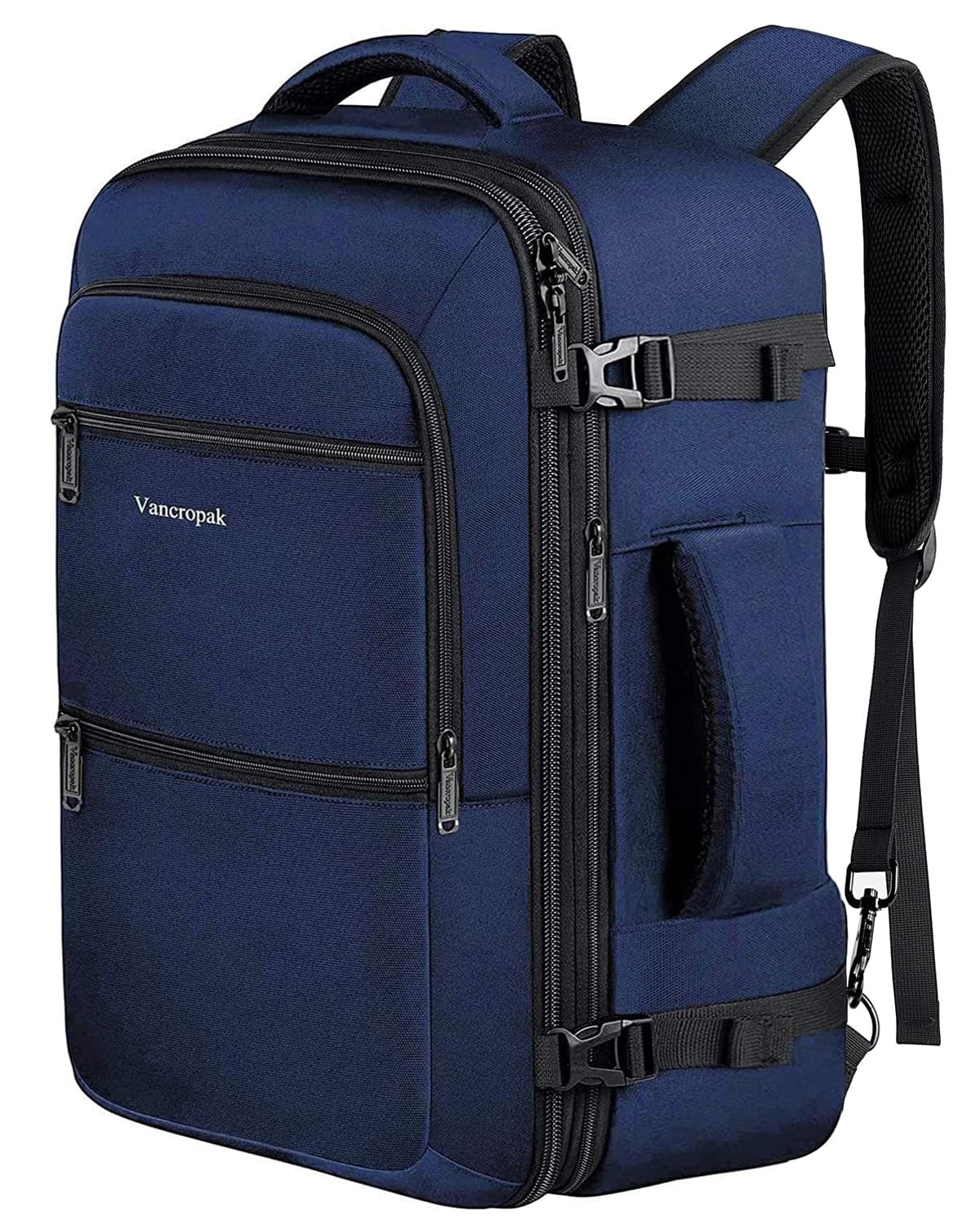 Vancropak Carry On Backpack，Expandable Flight Approved Travel Backpack