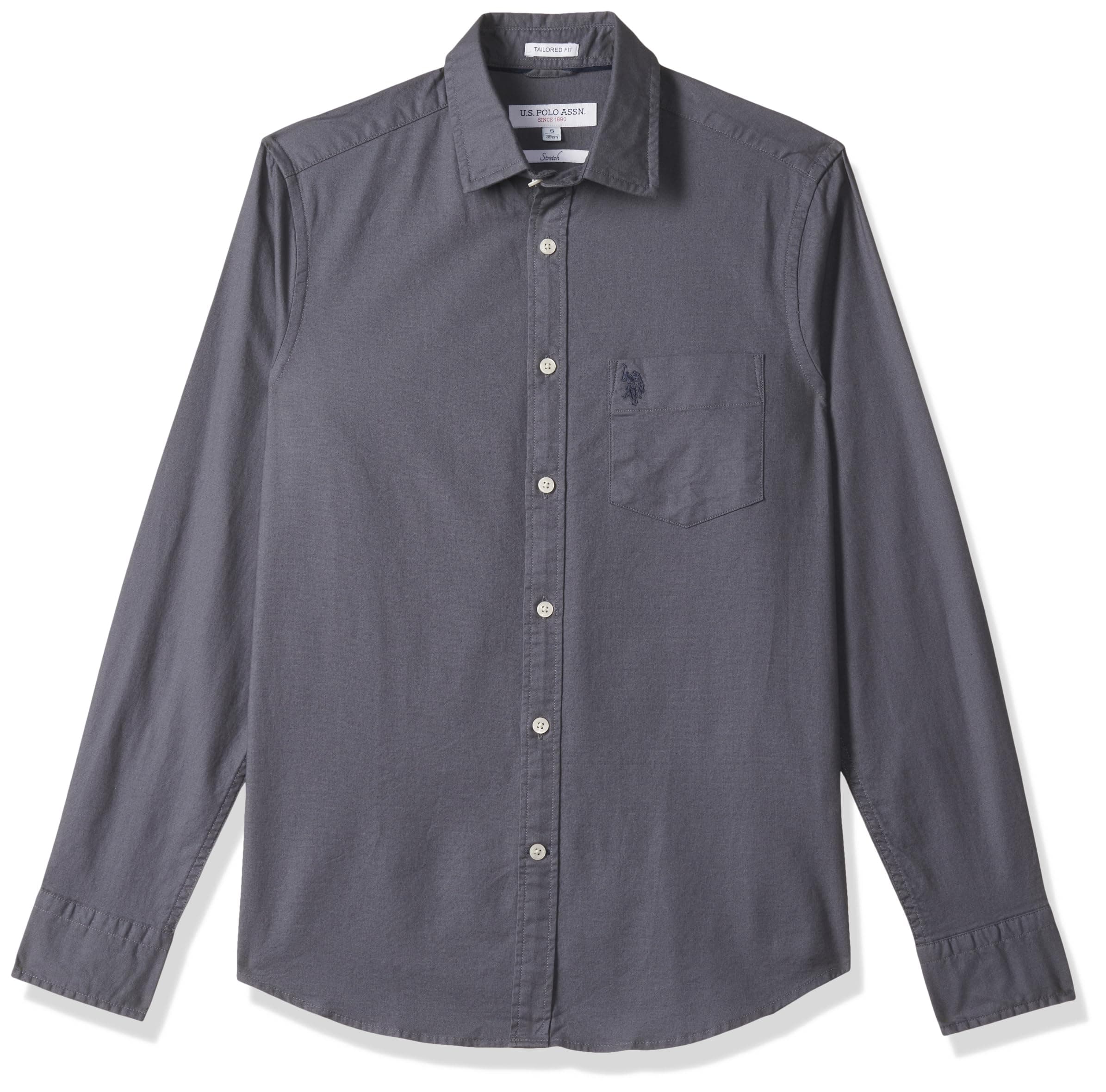 U.S. POLO ASSN.Men's Solid Regular Fit Shirt