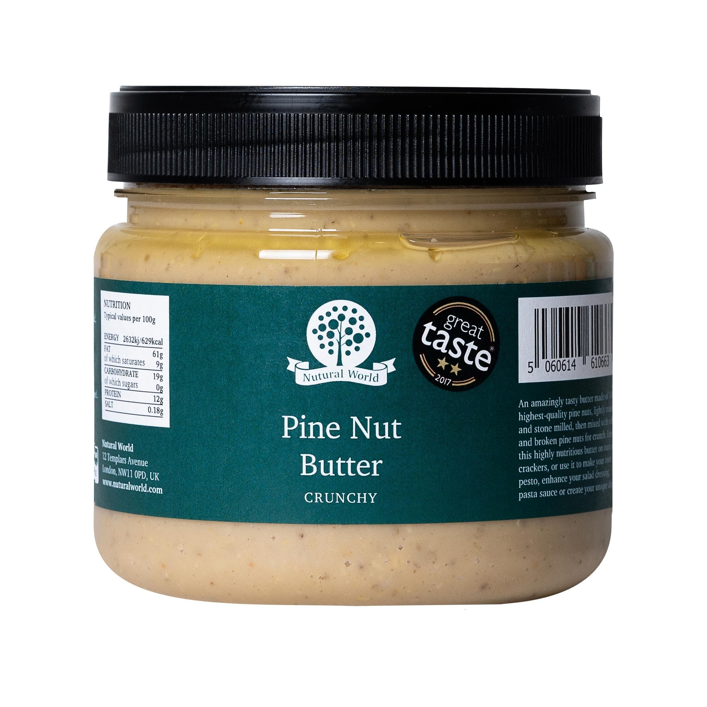 Nutural WorldCrunchy Pine Nut Butter (1kg)